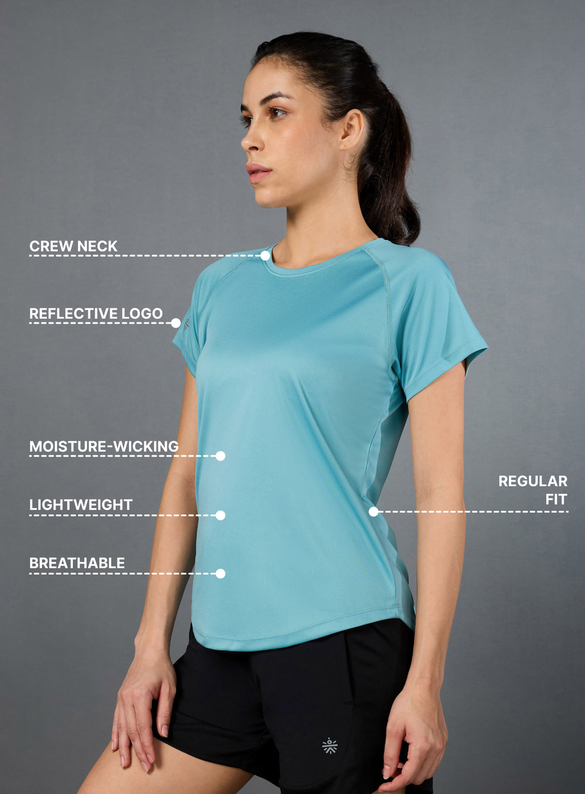 Women's Cult Energy Blue Performance T-shirt