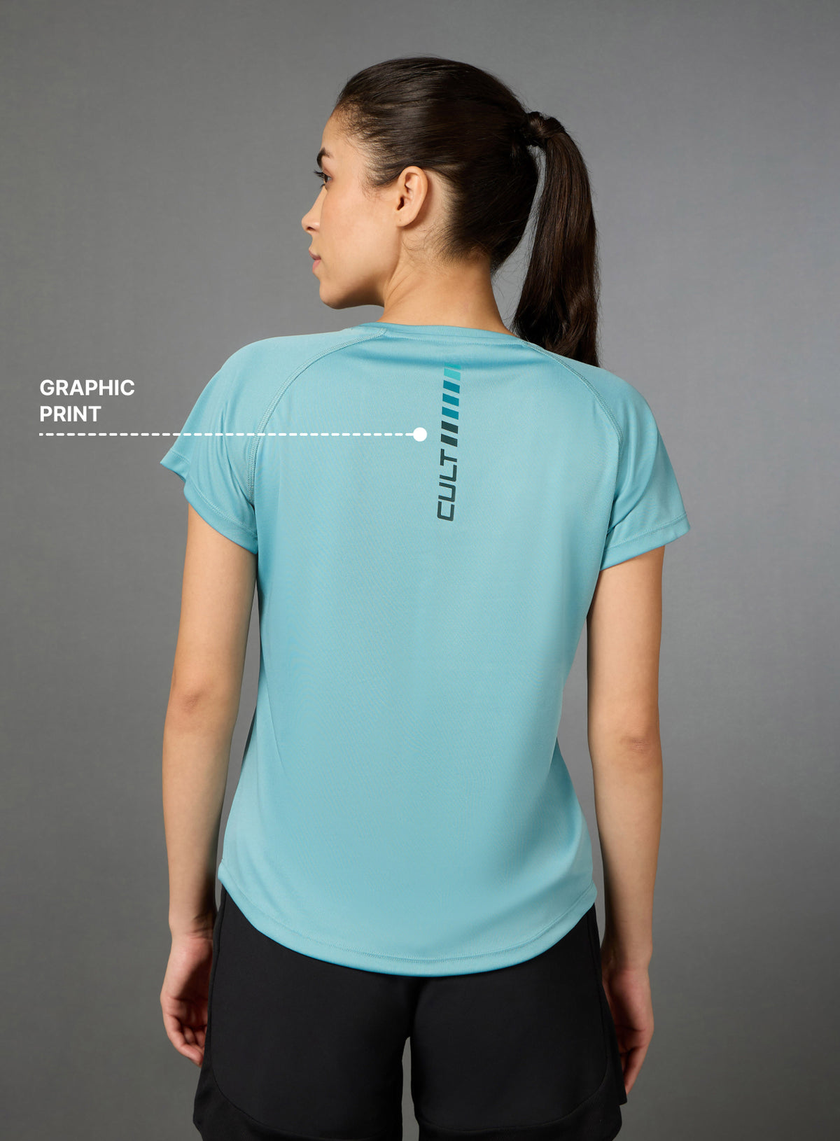 Women's Cult Energy Blue Performance T-shirt