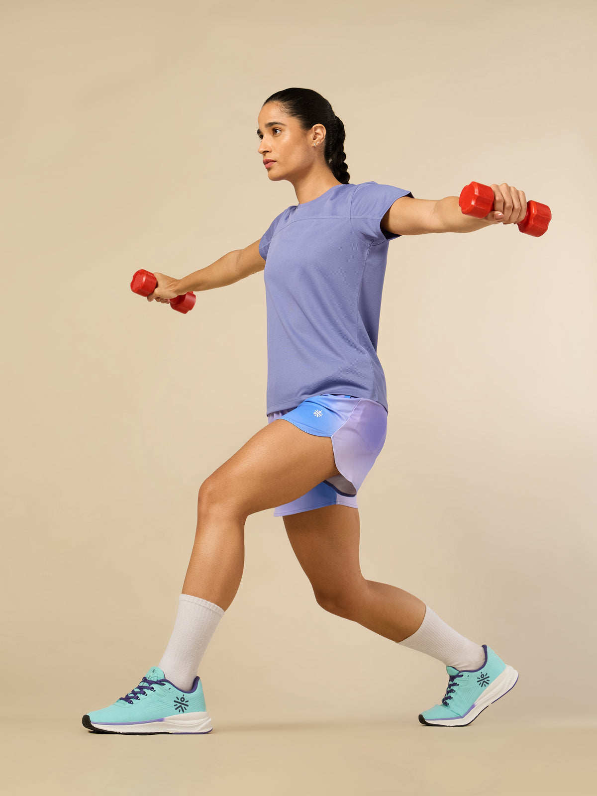 Women's HIIT Purple Performance T-shirt