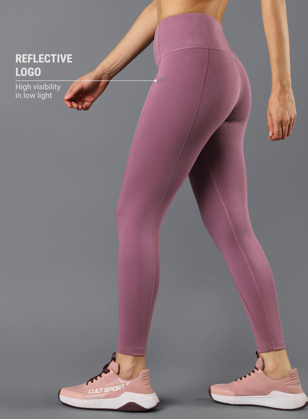 Women's Performance Cotton Pink Tights