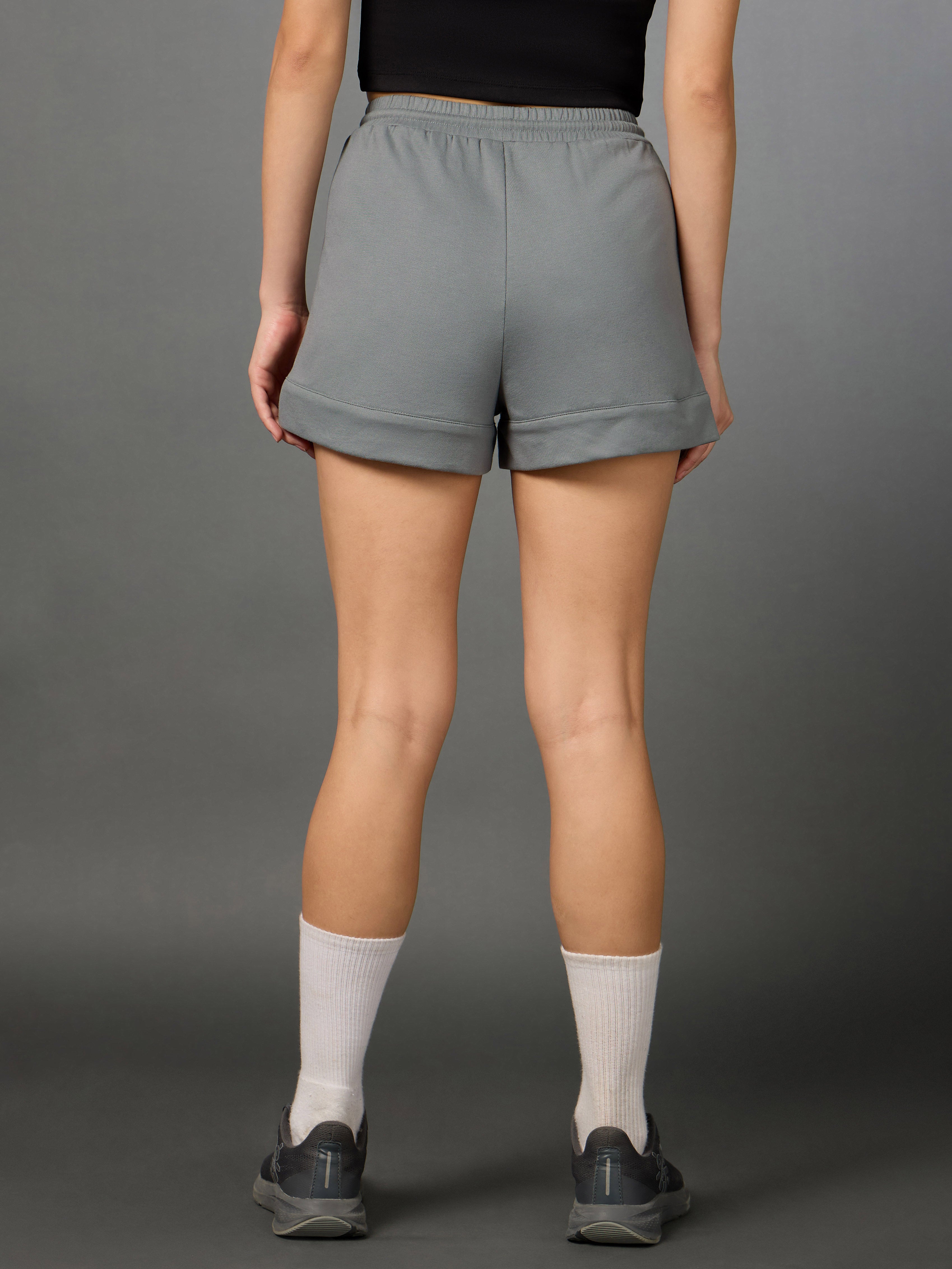 Women's Play All Day Grey Shorts