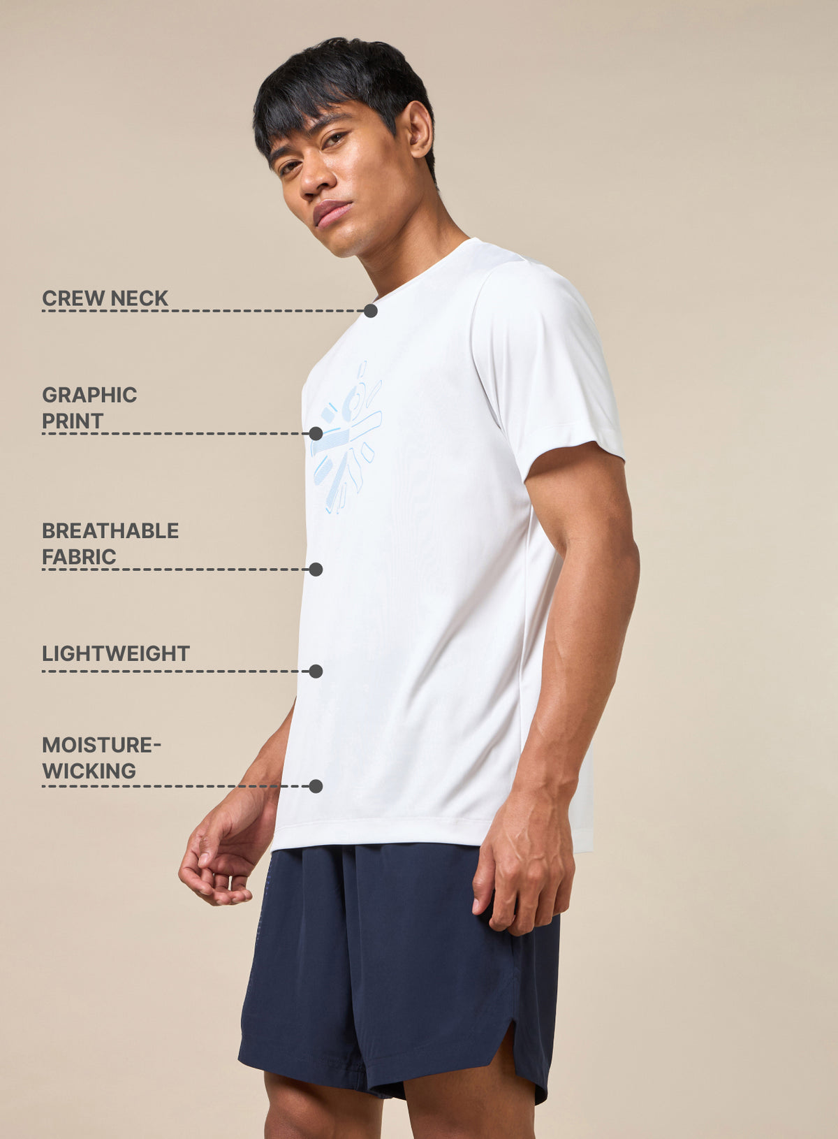 Men's Cult Brand White T-shirt
