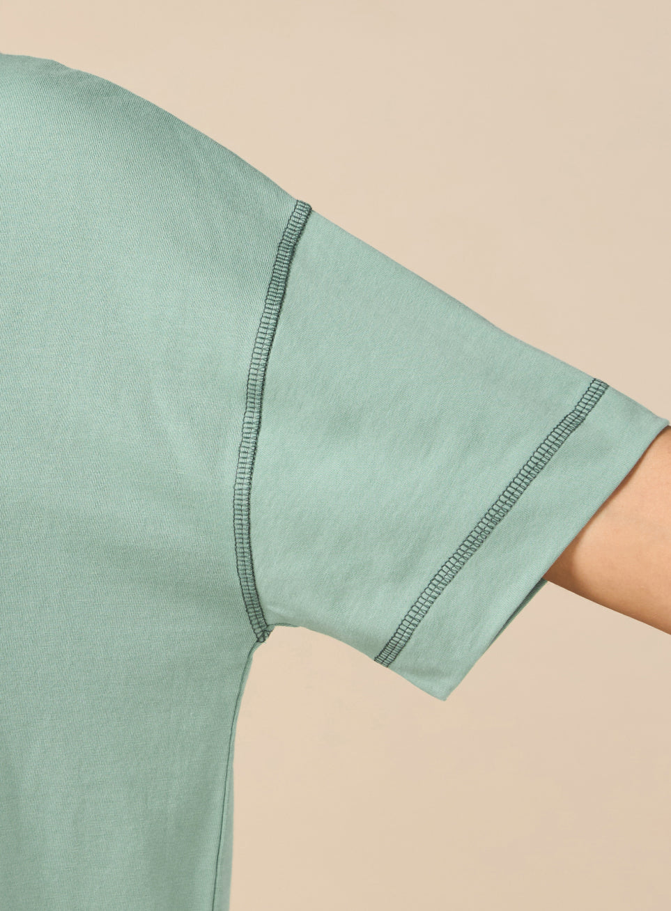 Women's Green Relaxed Lounge T-shirt