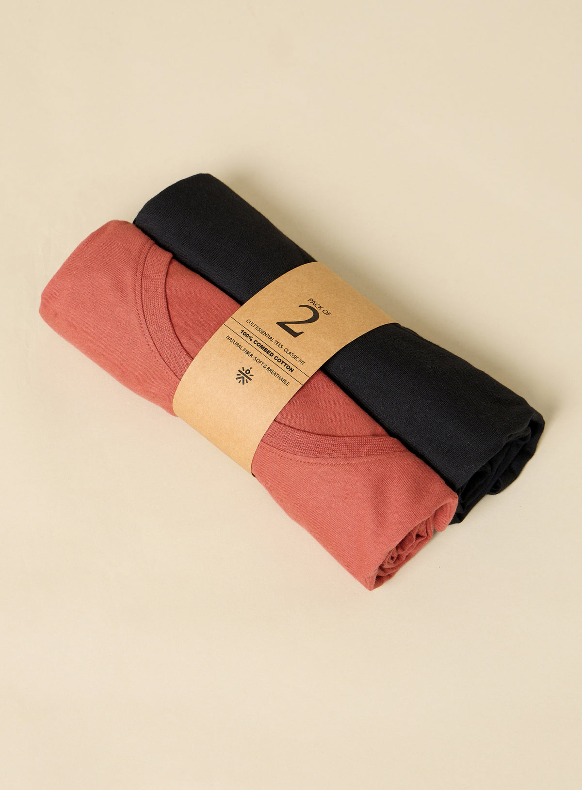 Cult Essential Cotton Pack of 2 T-shirts