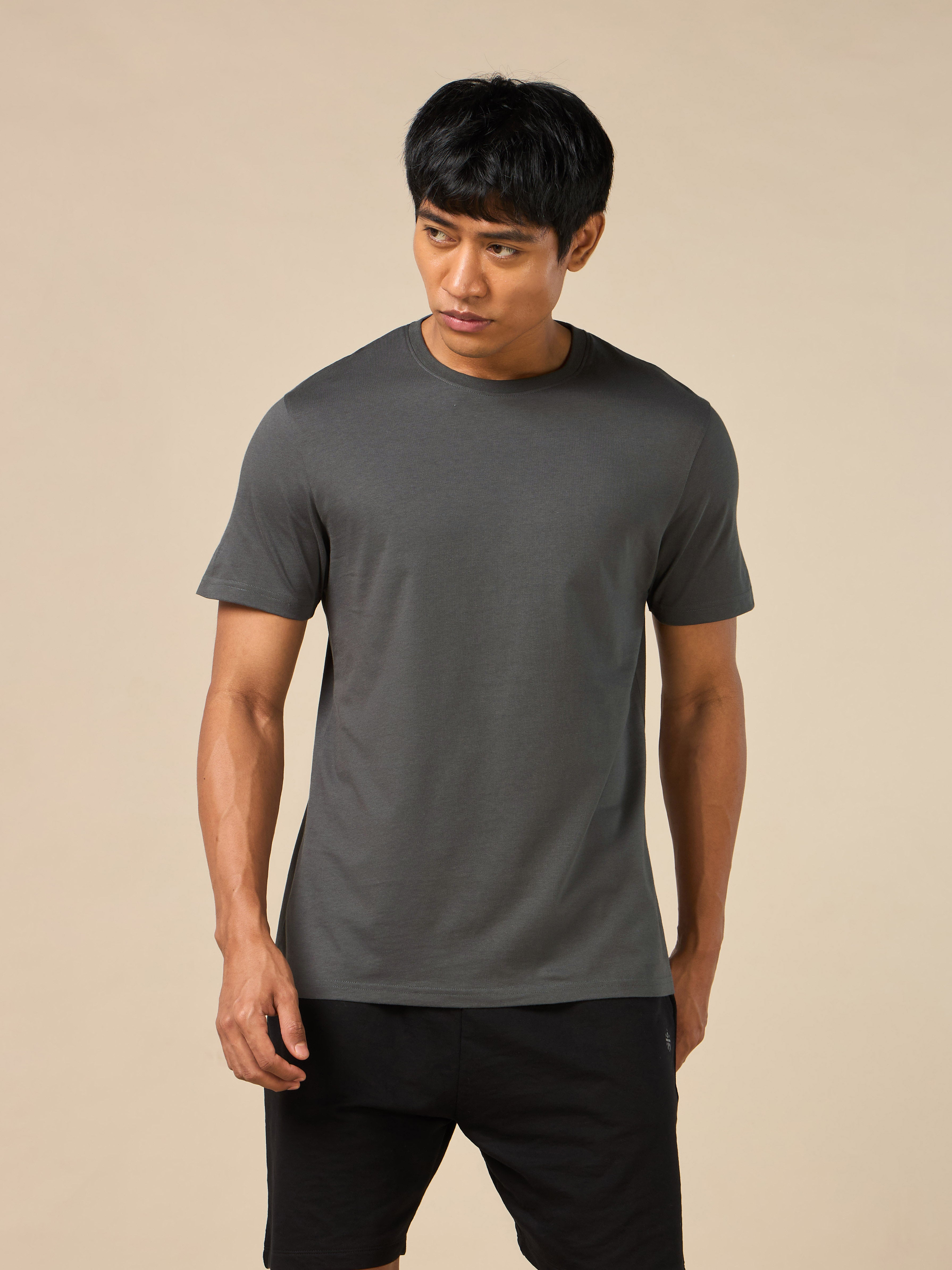 Men's Cult Essential Cotton Pack of 2 T-shirts - Grey & Red