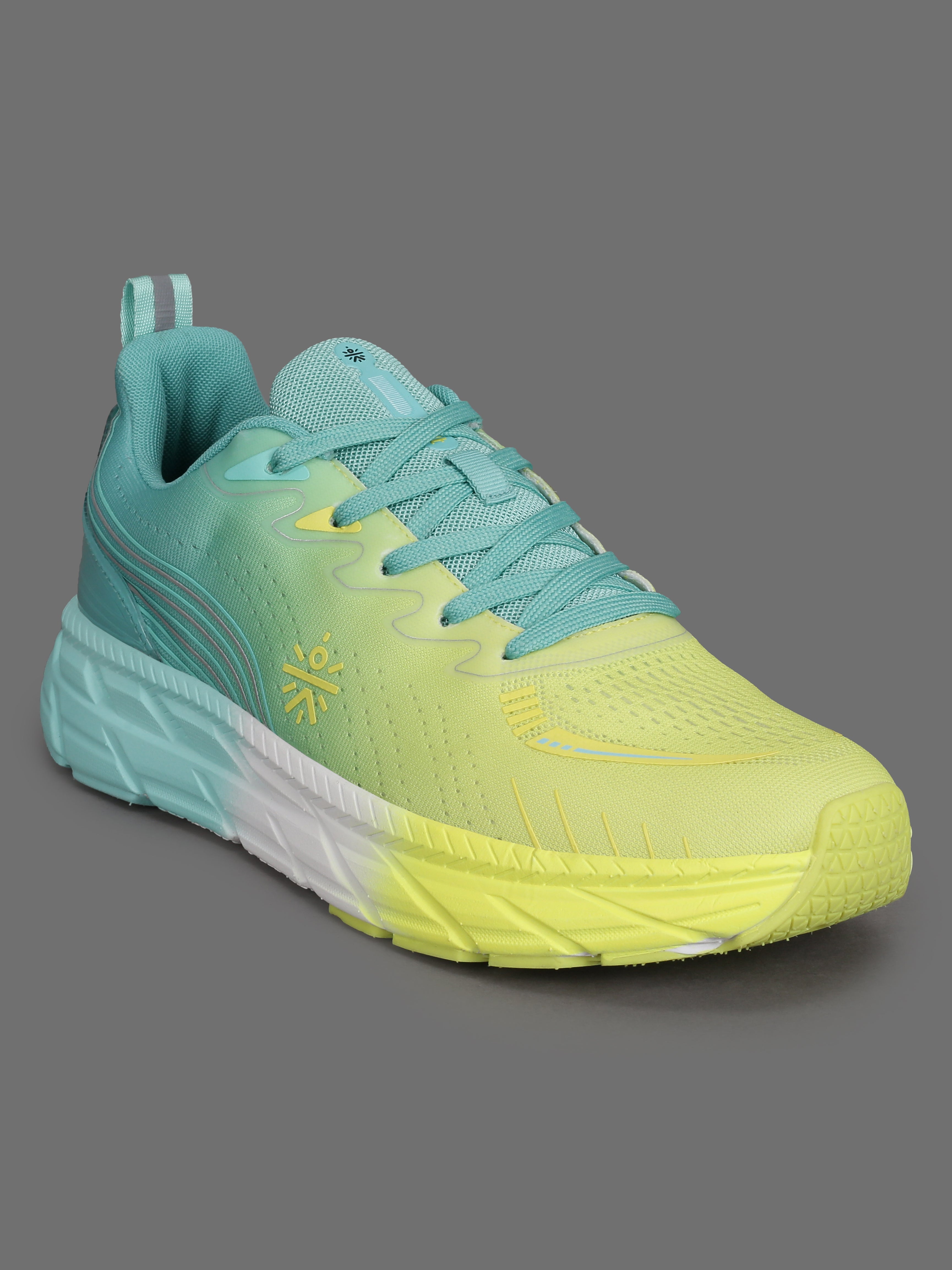 cult Men's Raptor Casual Shoes - Lemon Yellow/Mint Green