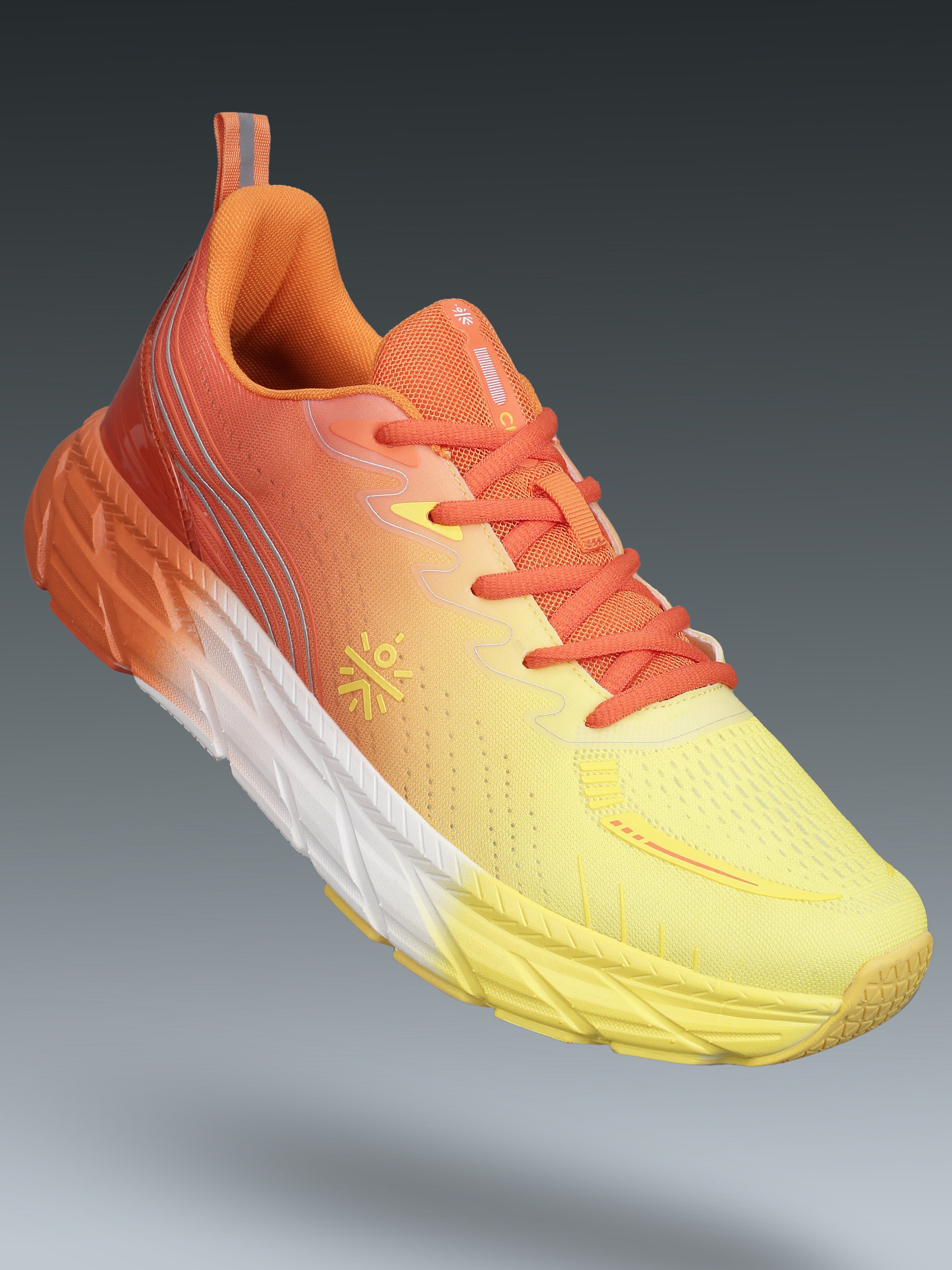 cult Men's Raptor Casual Shoes - Lemon Yellow/Orange