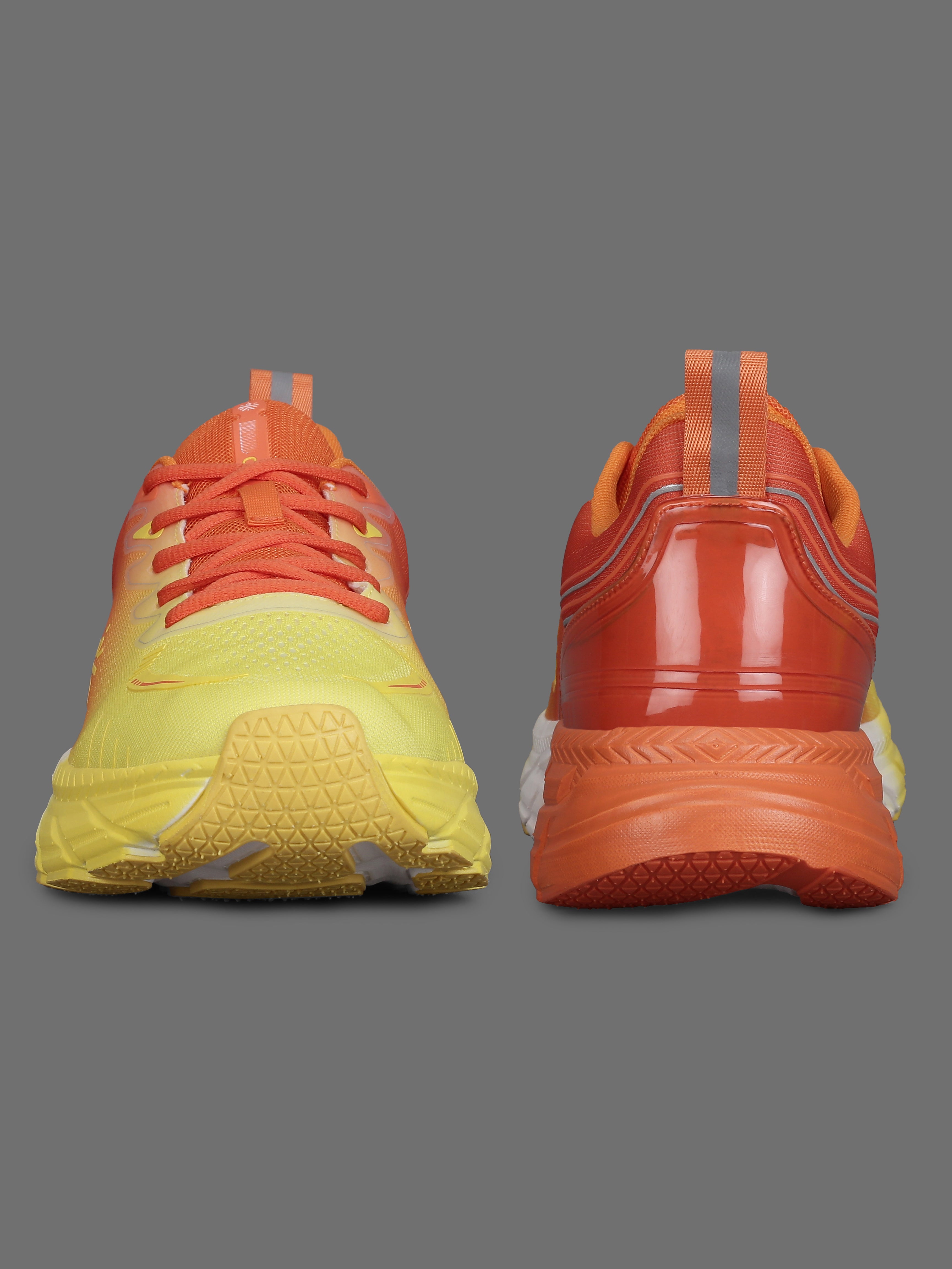 cult Men's Raptor Casual Shoes - Lemon Yellow/Orange