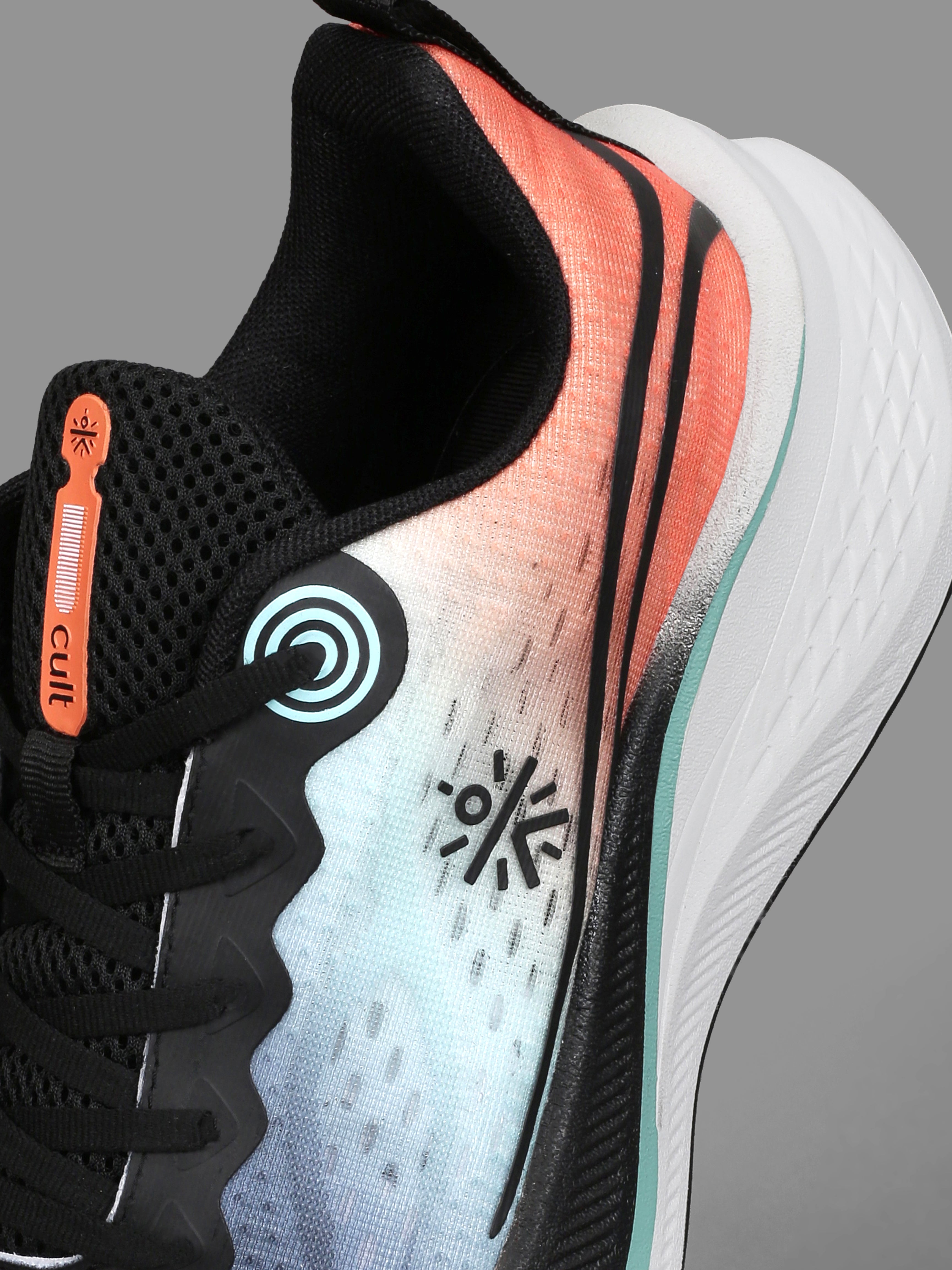 cult Men's Dynex Running Shoes - Black/Orange