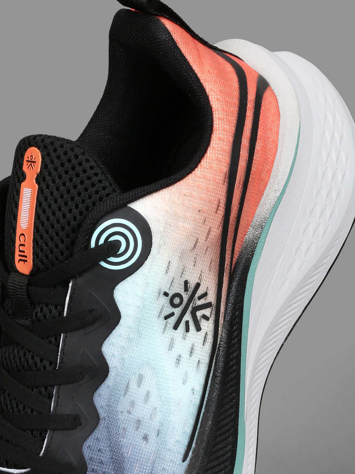 cult Men's Dynex Running Shoes - Black/Orange