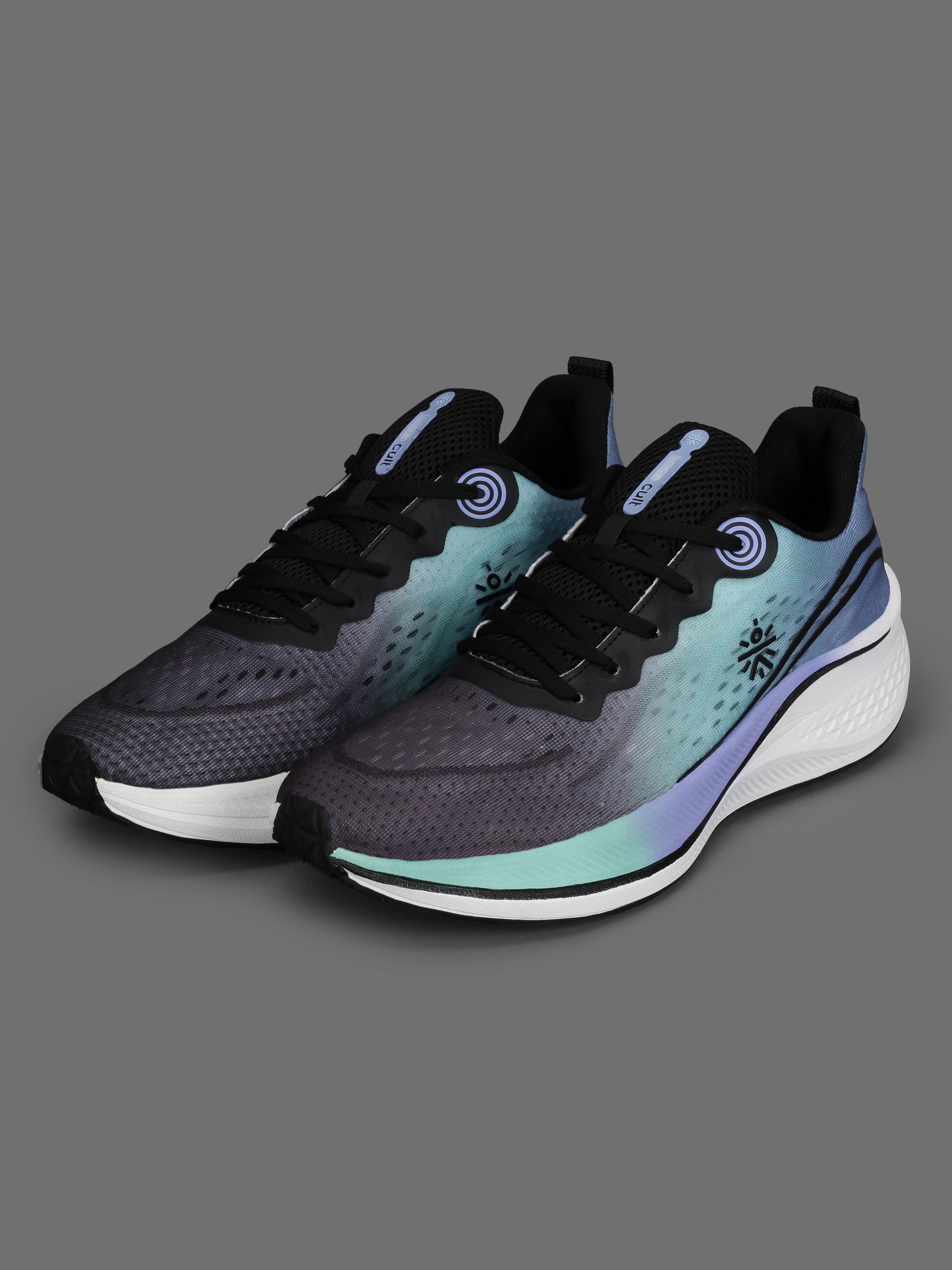 cult Men's Dynex Running Shoes - Black/Indigo Blue