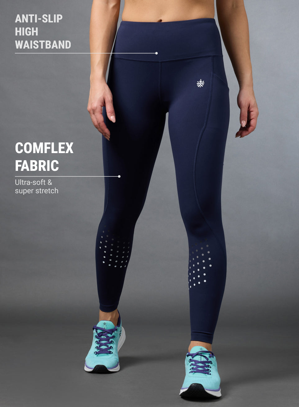Women's Navy Ultimate Run COMFLex Tights