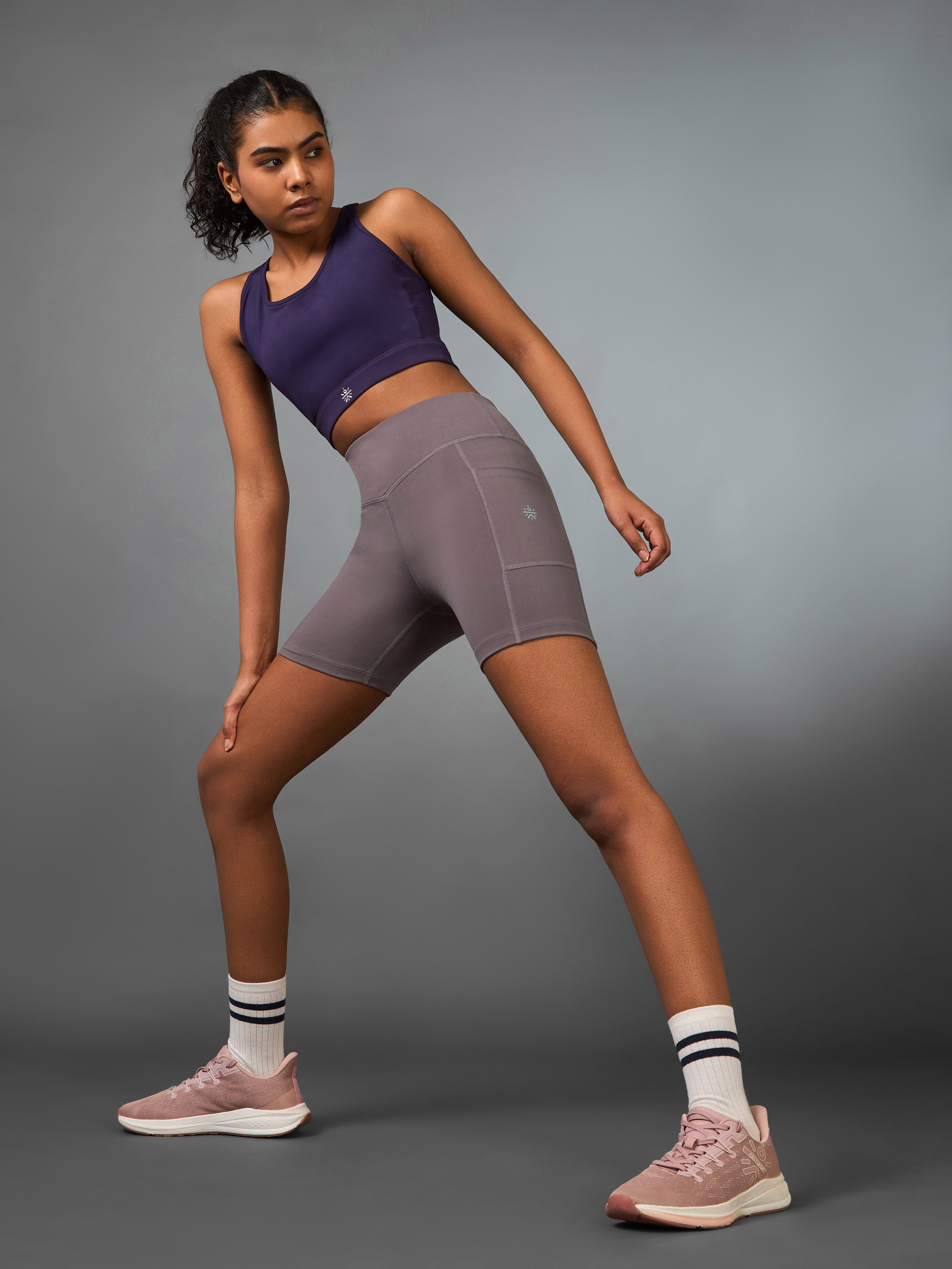 Women's Mauve Multi Sports Cycling COMFLex Shorts