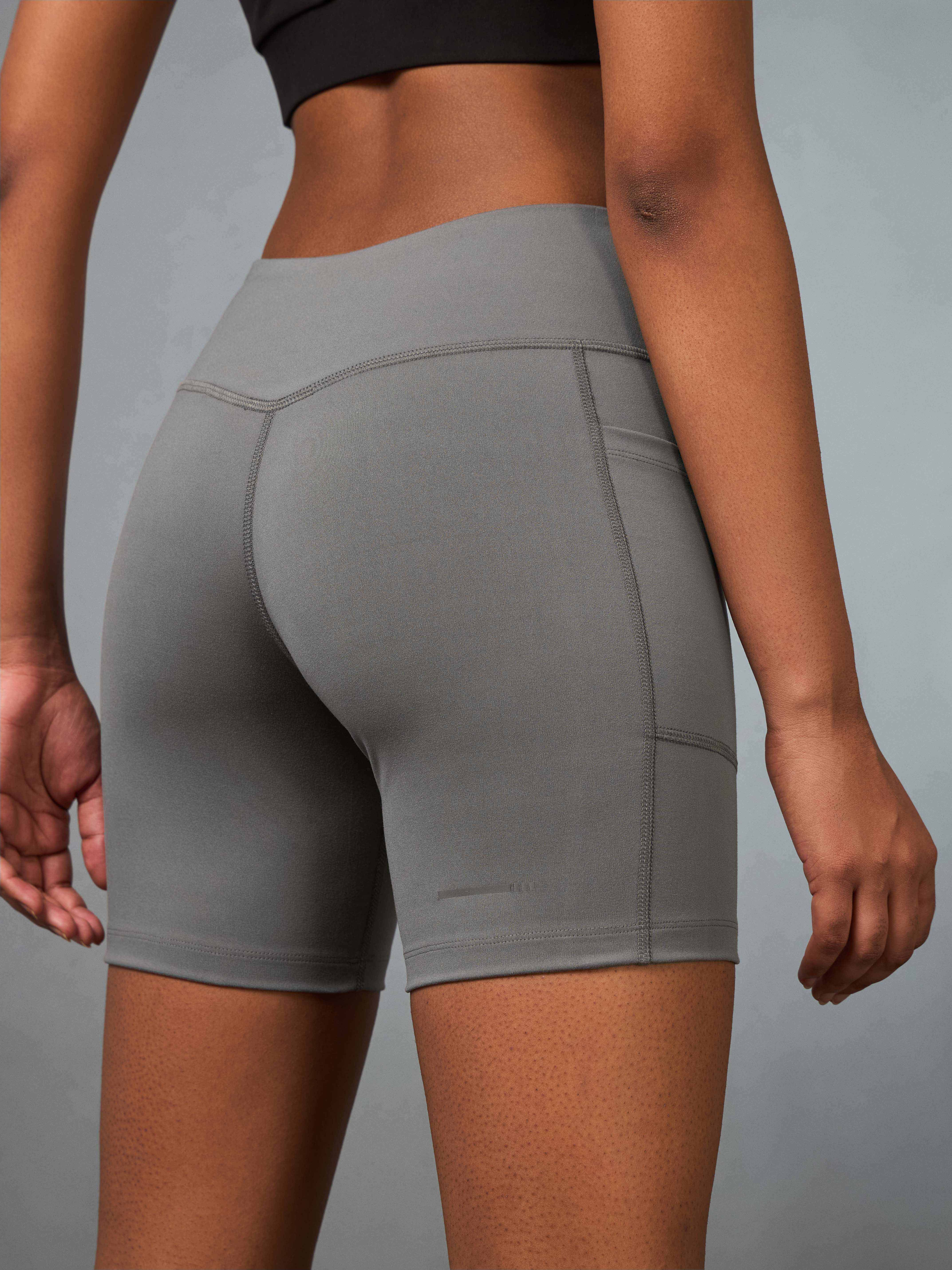 Women's Grey Multi Sports Cycling COMFLex Shorts