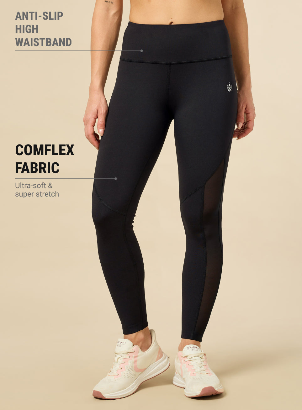Women's HIIT Black COMFlex Tights