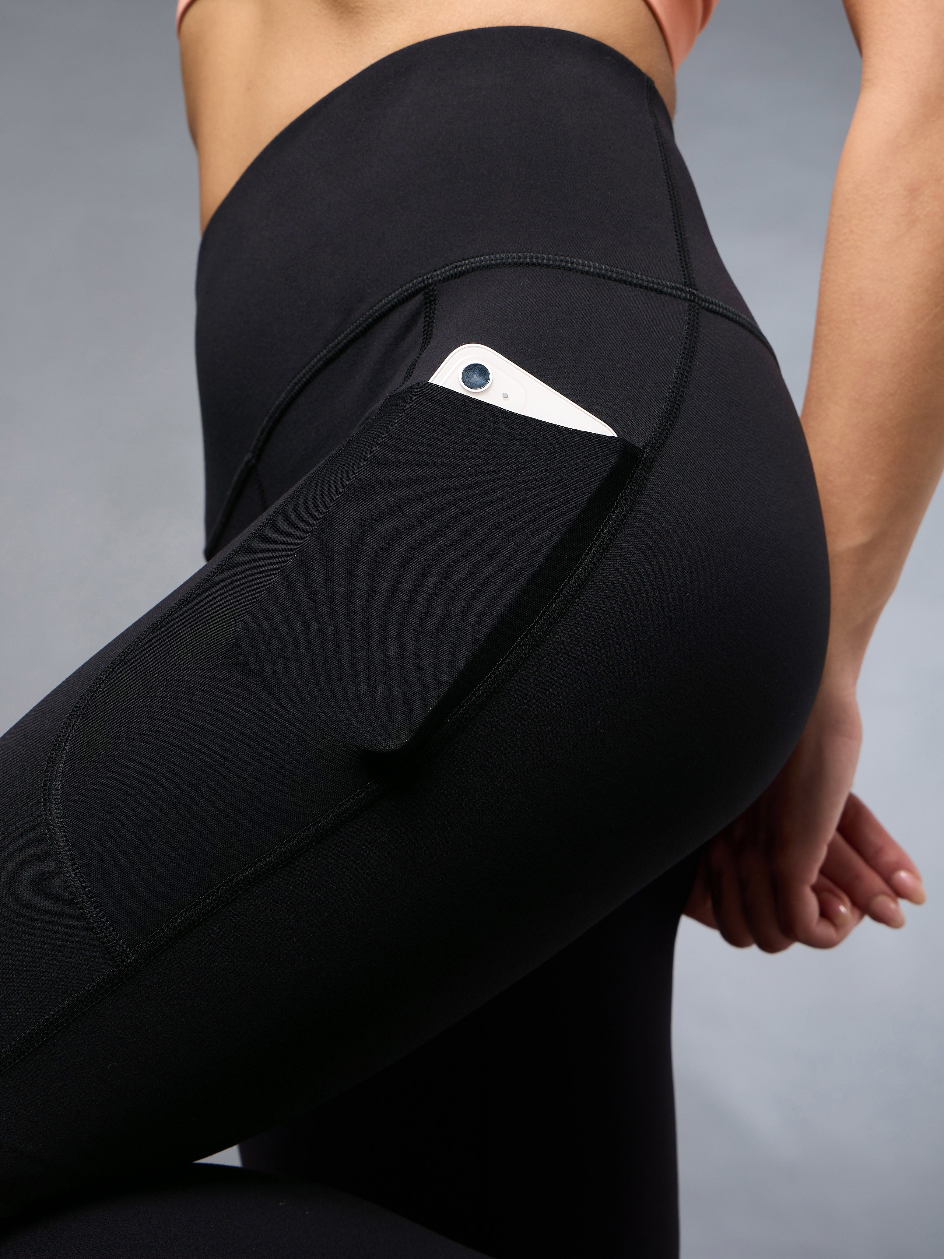 Women's Black Run Elevate COMFLex Tights