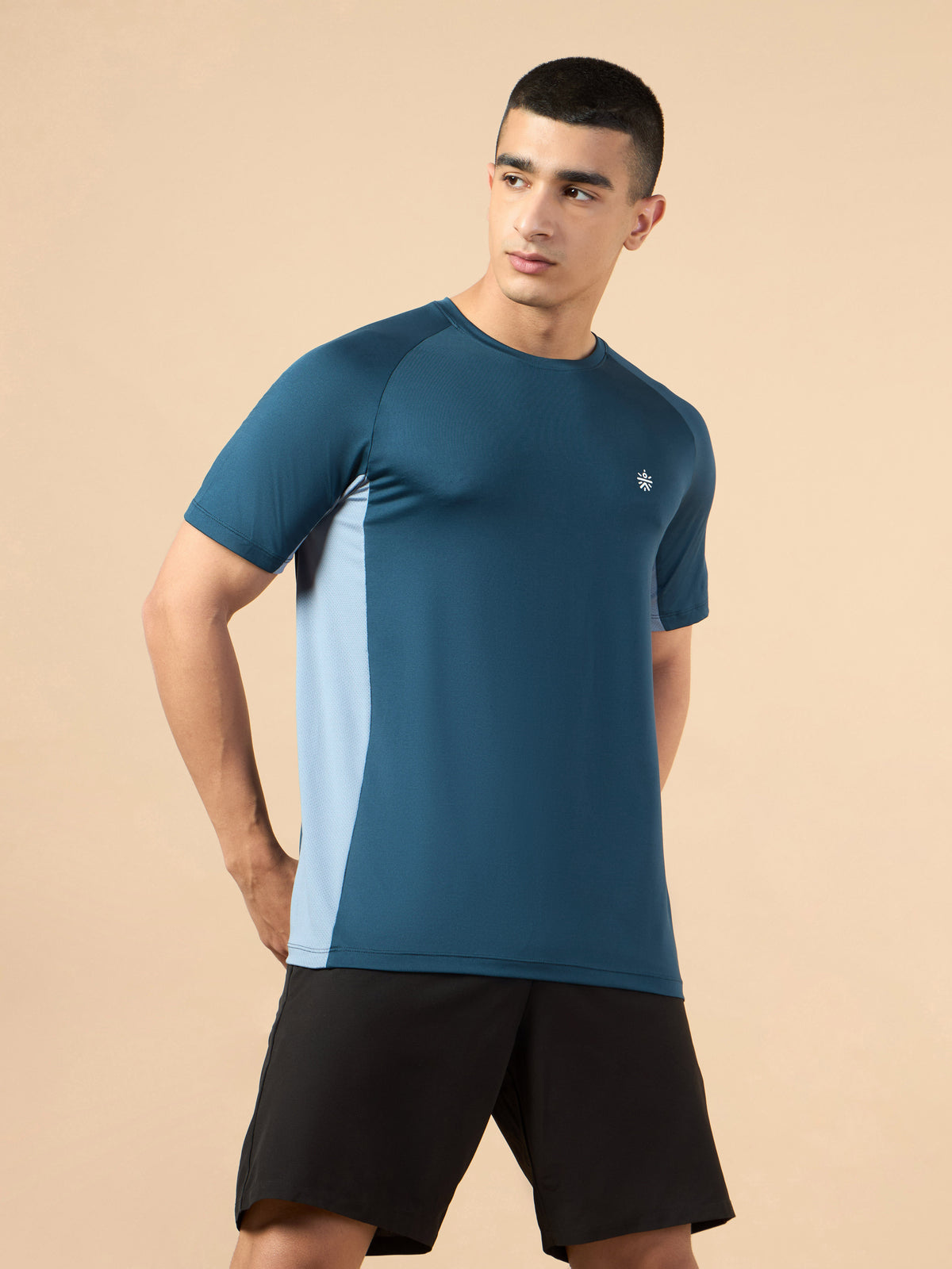 Men's Navy Active Pop Performance T-shirt