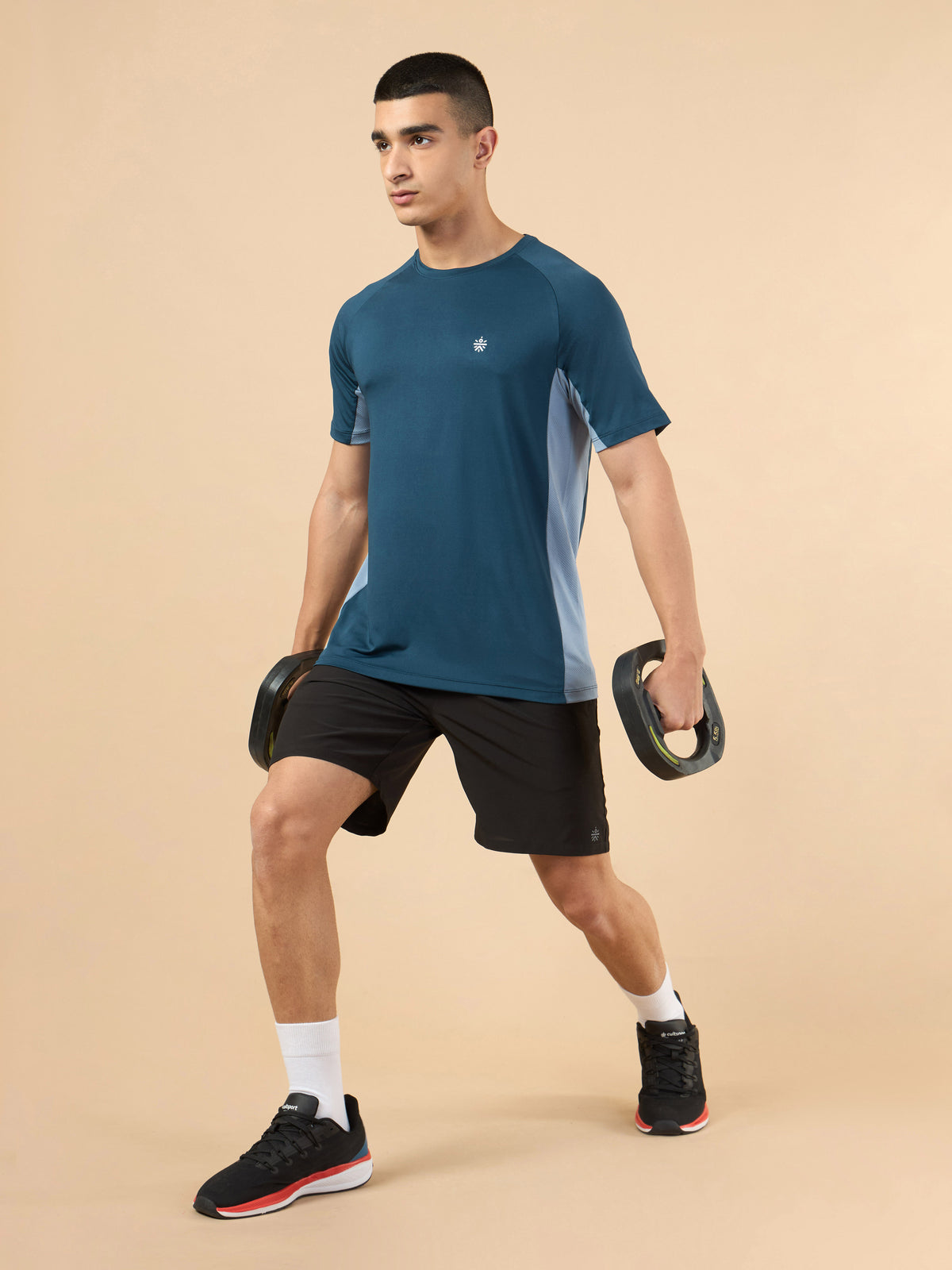 Men's Navy Active Pop Performance T-shirt