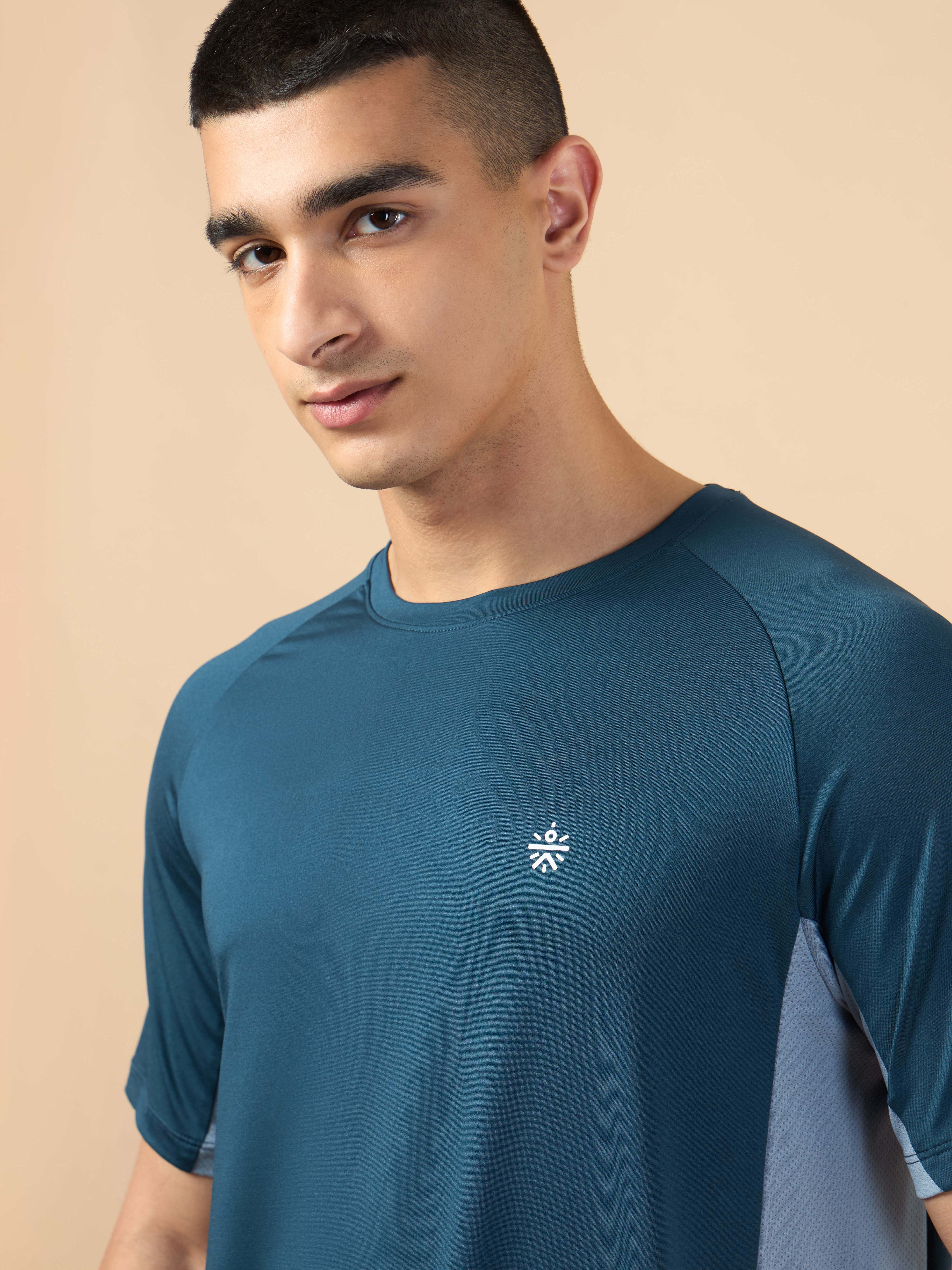 Men's Navy Active Pop Performance T-shirt