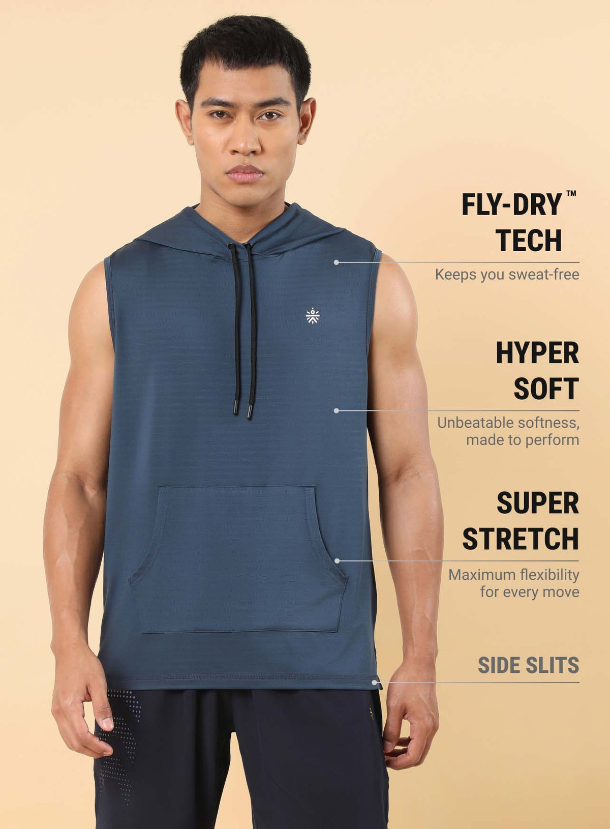 Men's Navy Active T-shirt
