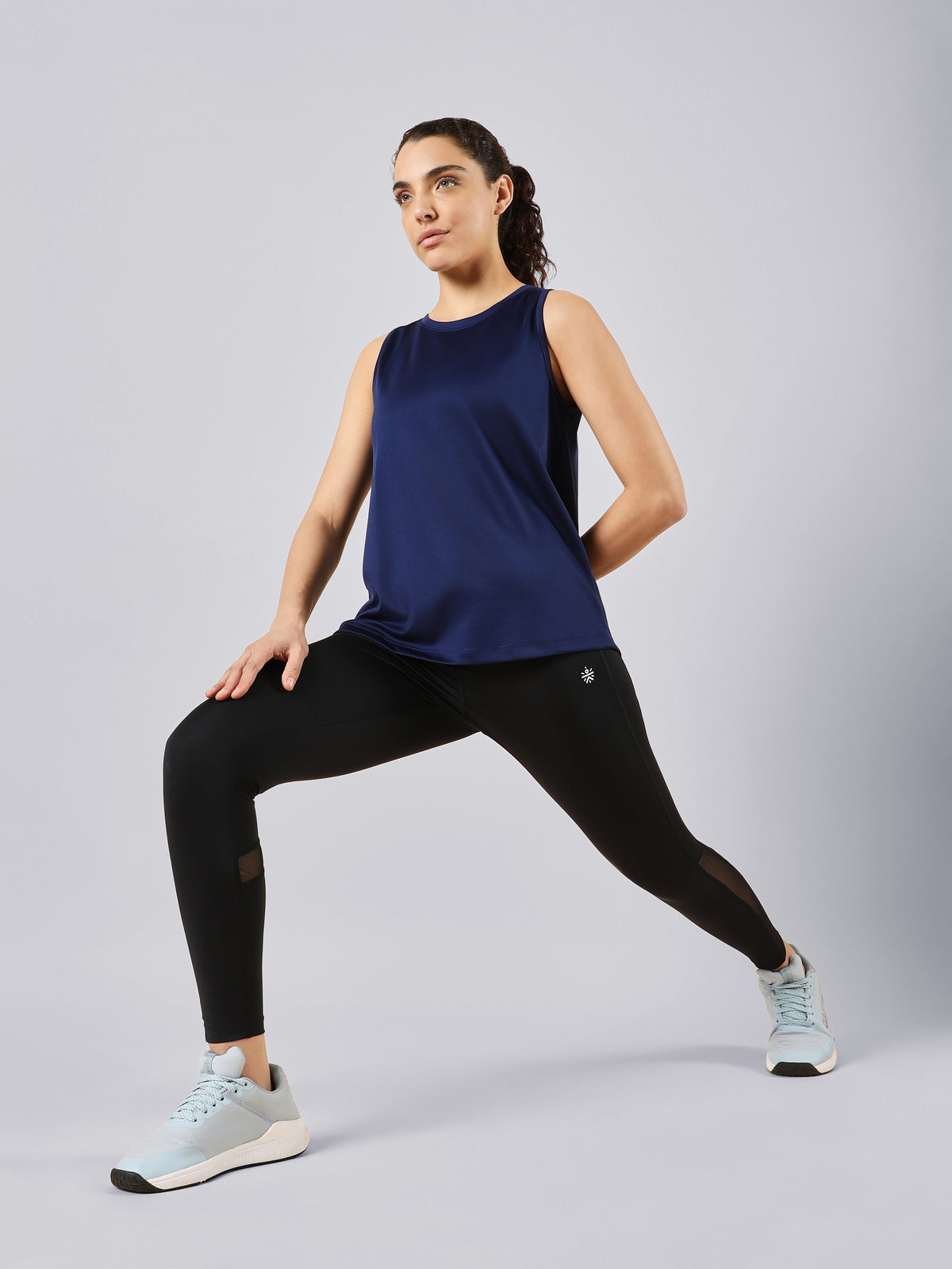 Women's All Day Active Navy Tank