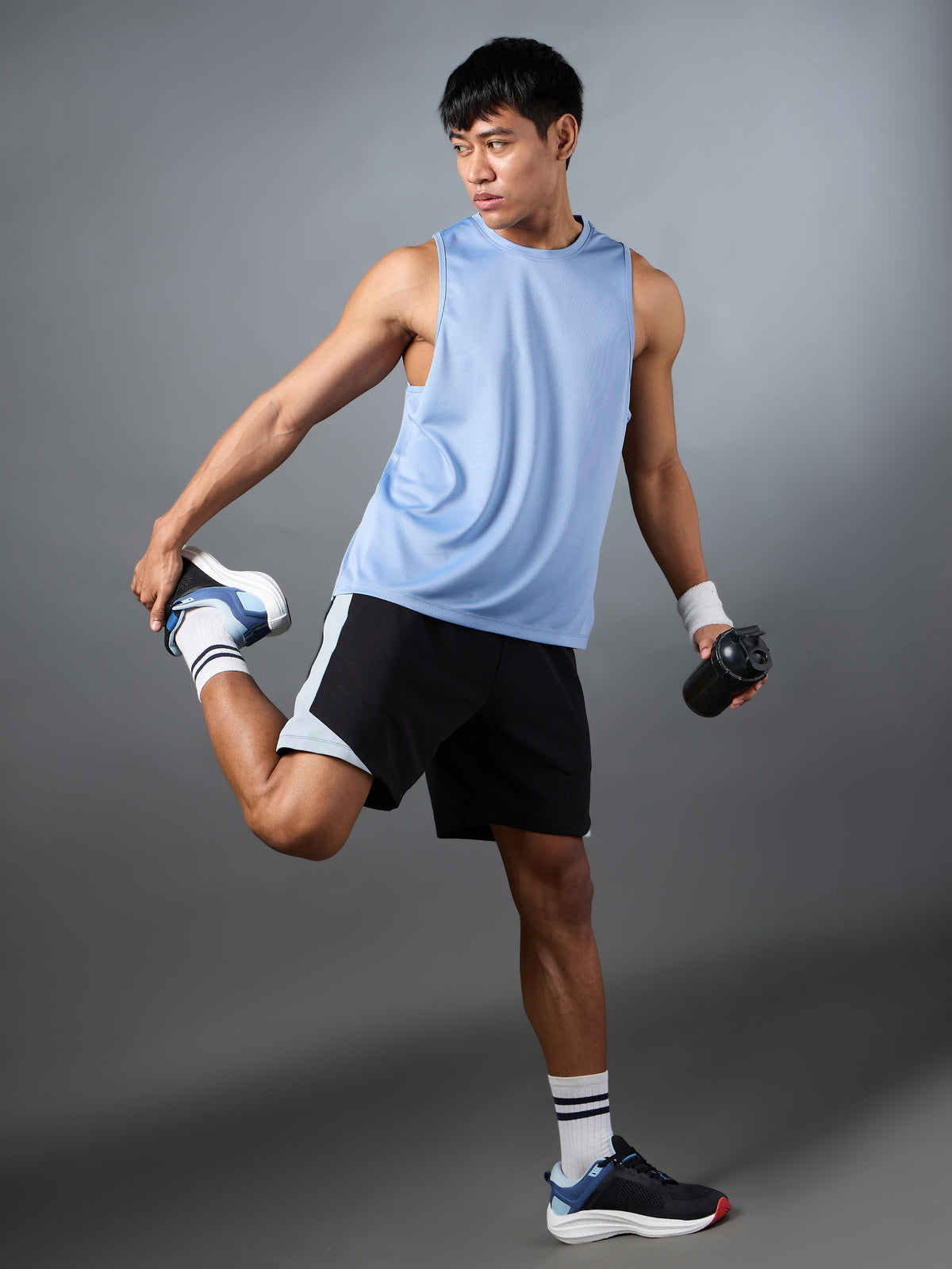 Men's Running Essential Blue Tank