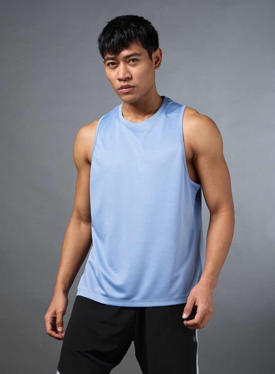 Men's Running Essential Blue Tank