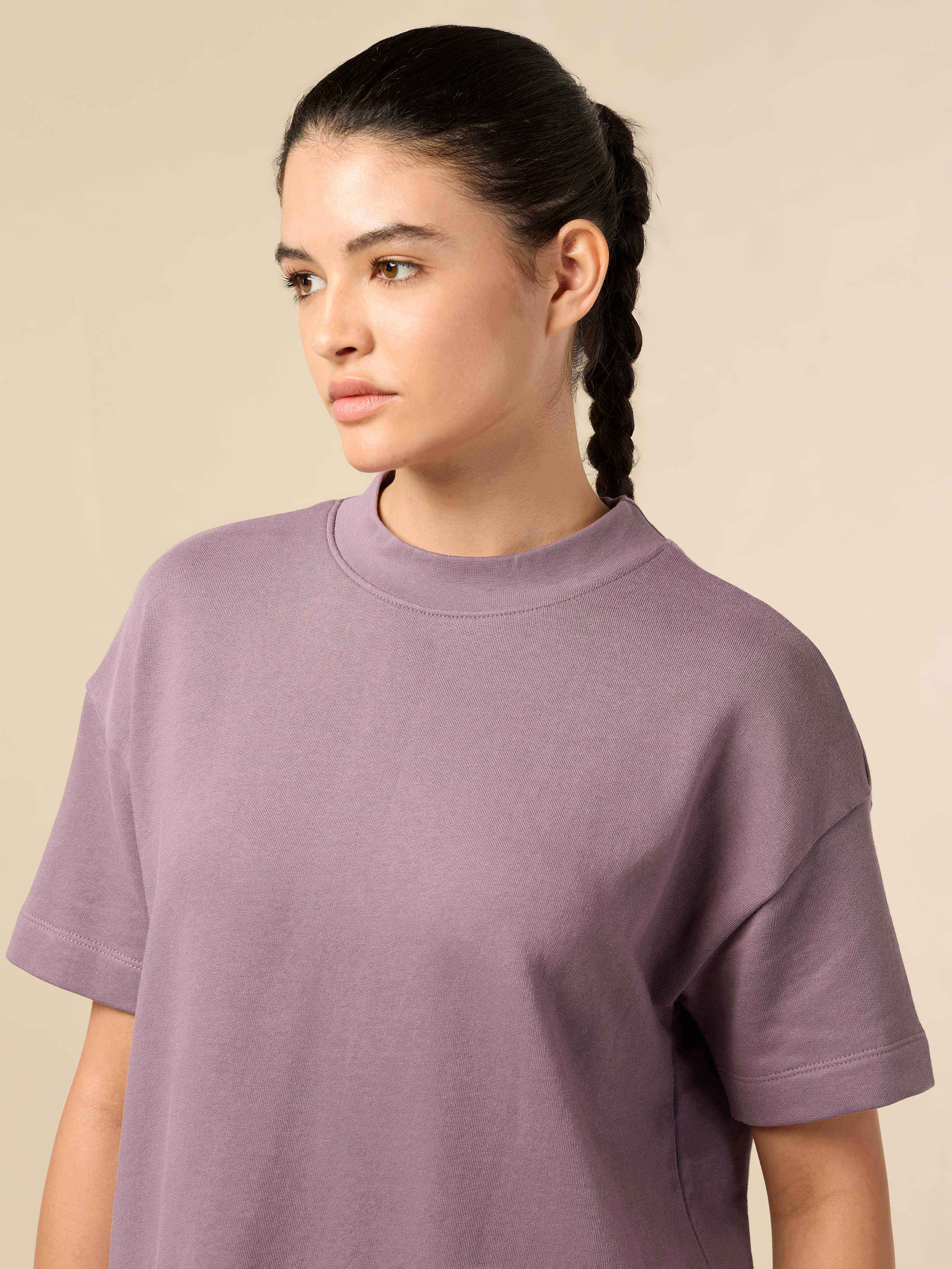 Women's Lifestyle Cotton Lavender Co-ord Set