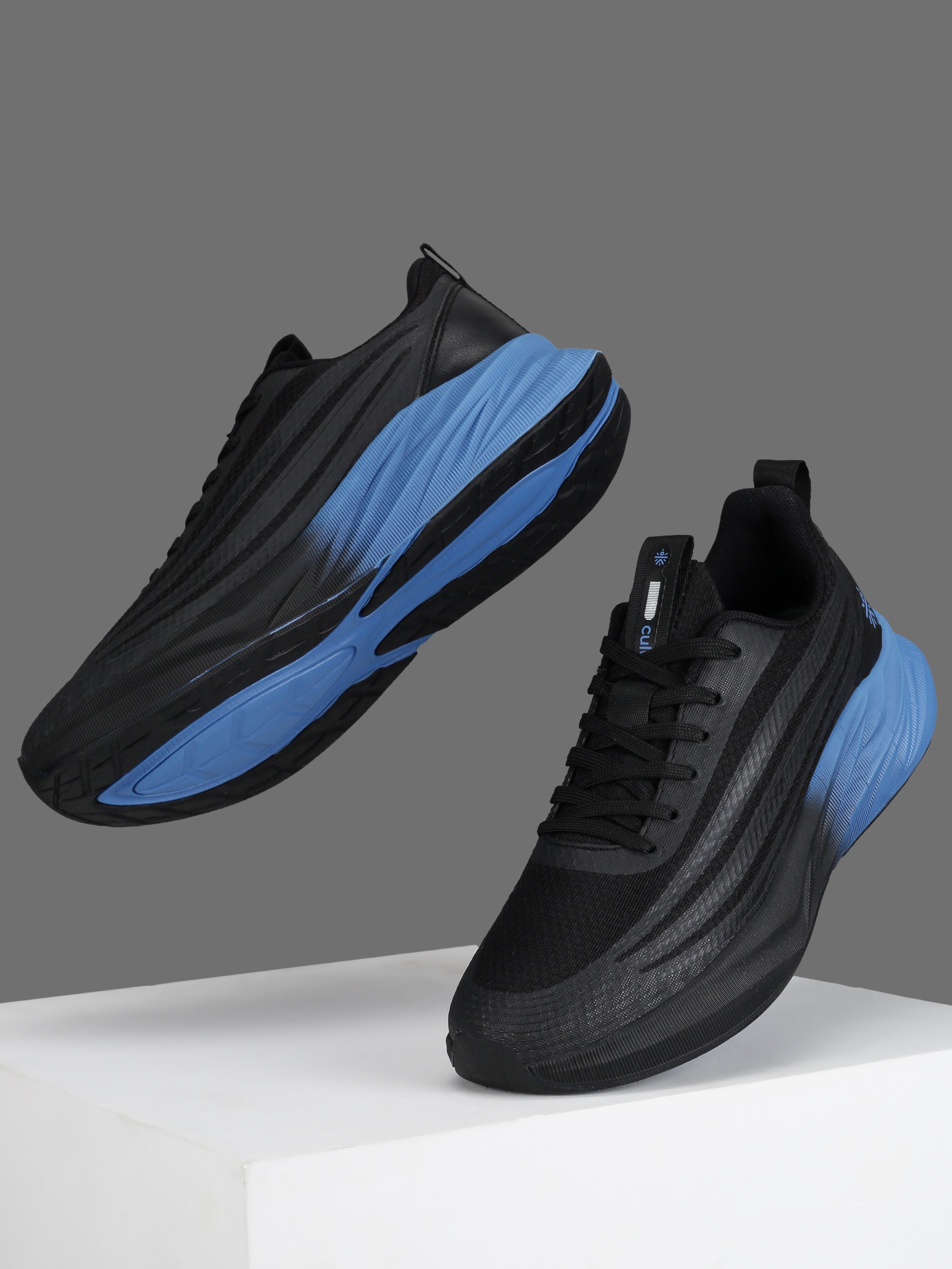 cult Men's Strix Running Shoes - Black/Blue
