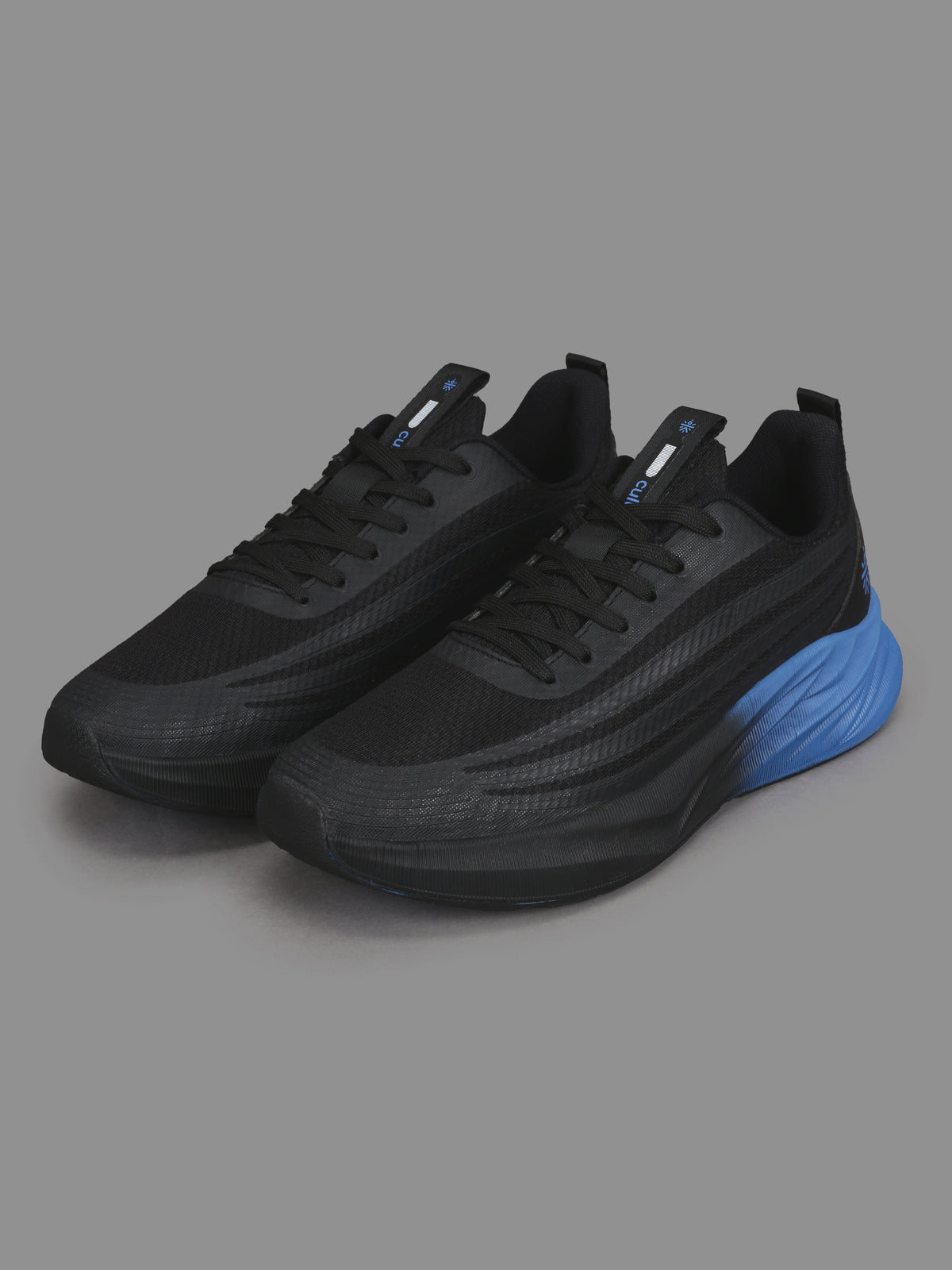 cult Men's Strix Running Shoes - Black/Blue