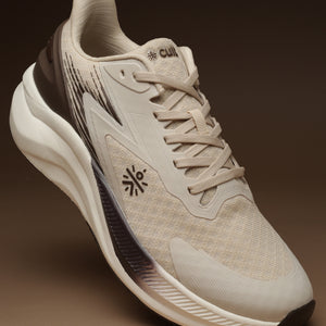 cult Men's Revix Running Shoes - Cream/Brown
