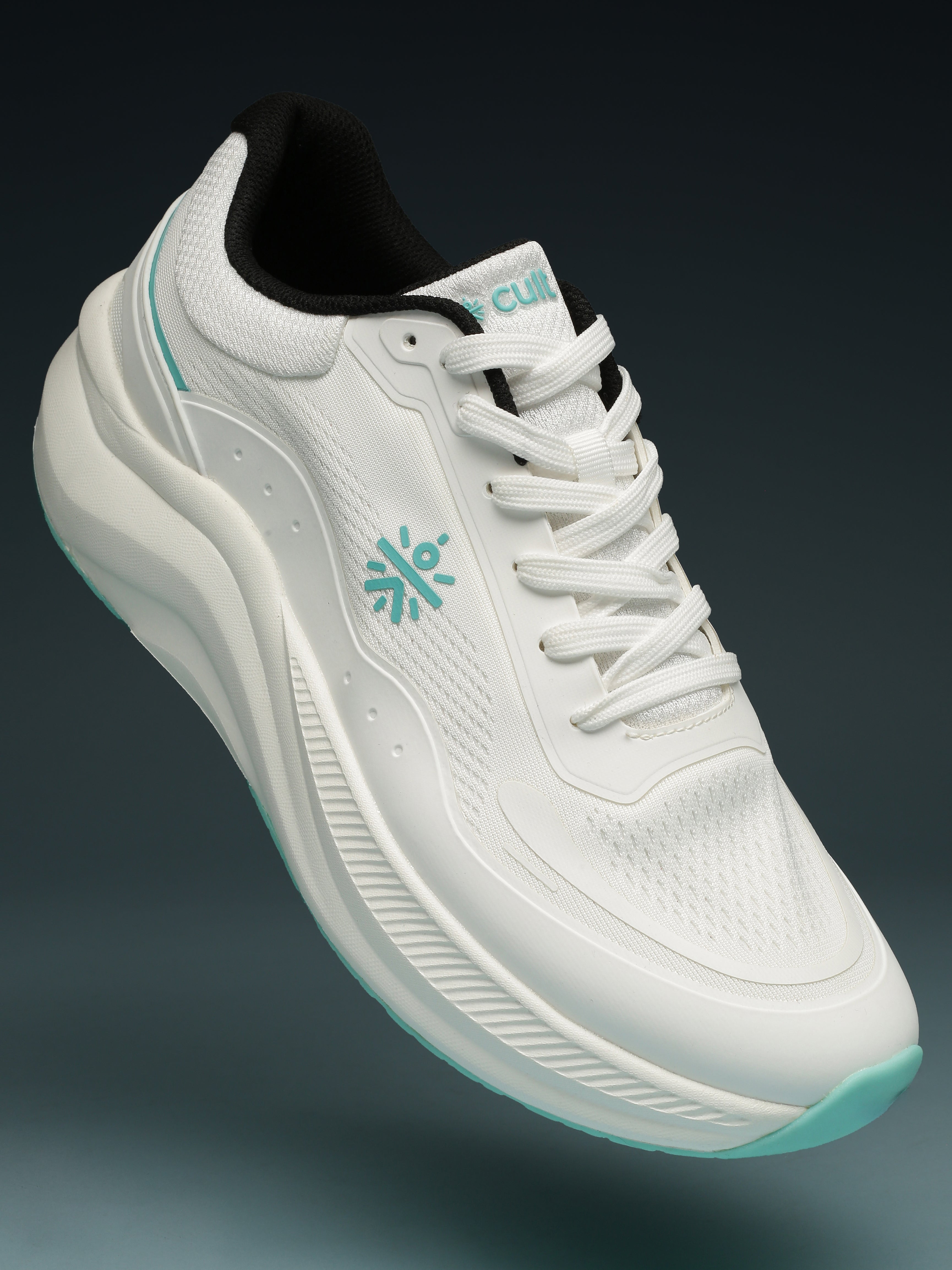 cult Men's FlowPro Walking Shoes - White/Sea Green