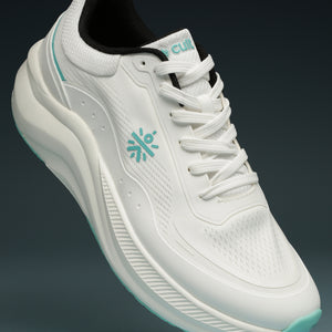 cult Men's FlowPro Walking Shoes - White/Sea Green