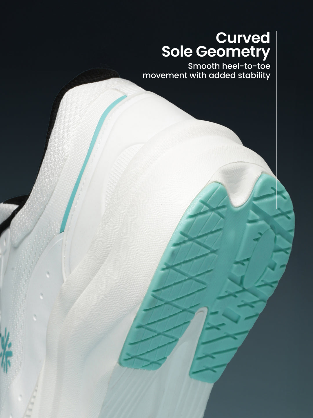 cult Men's FlowPro Walking Shoes - White/Sea Green