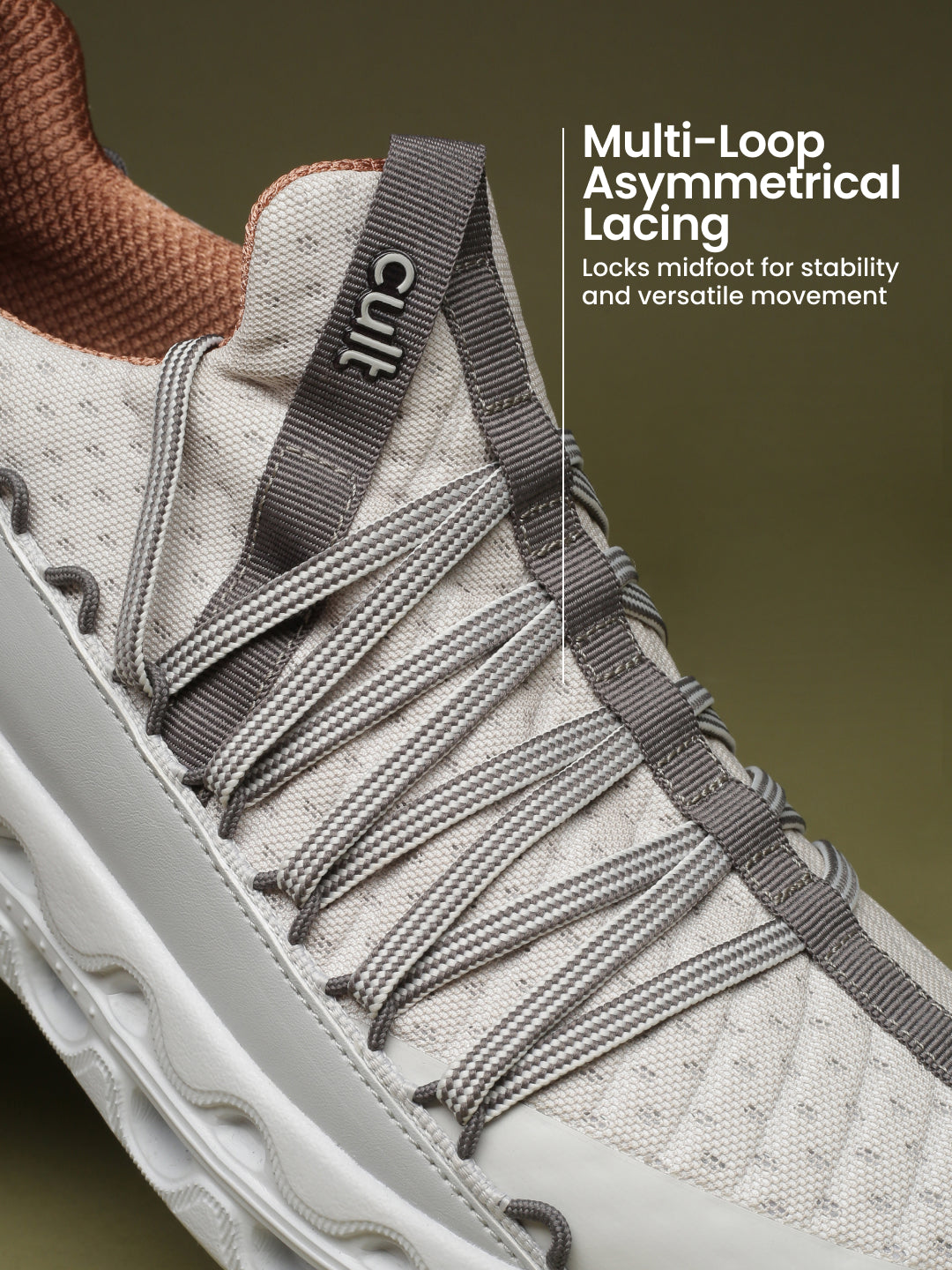 cult Men's Loop Walking Shoes - L.Grey/Black
