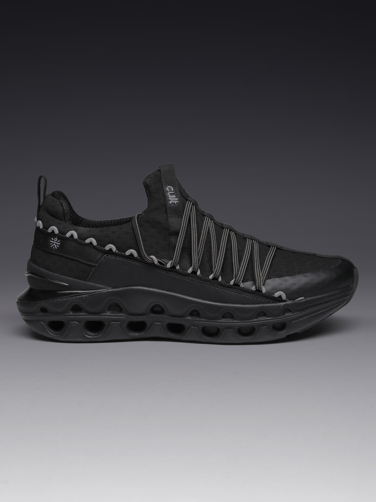 cult Men's Loop Walking Shoes - Black
