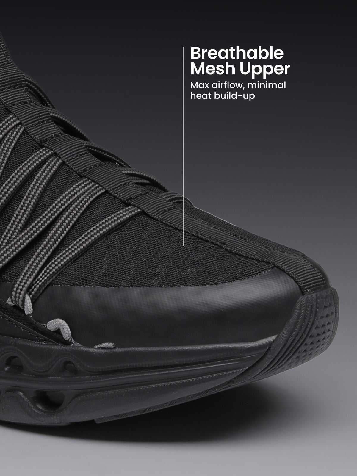 cult Men's Loop Walking Shoes - Black