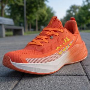 cult Men's Nexon Casual Shoes - Orange/White