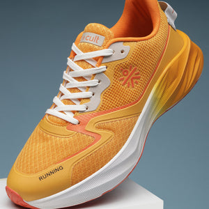 cult Men's Nitro Running Shoes - Orange/White