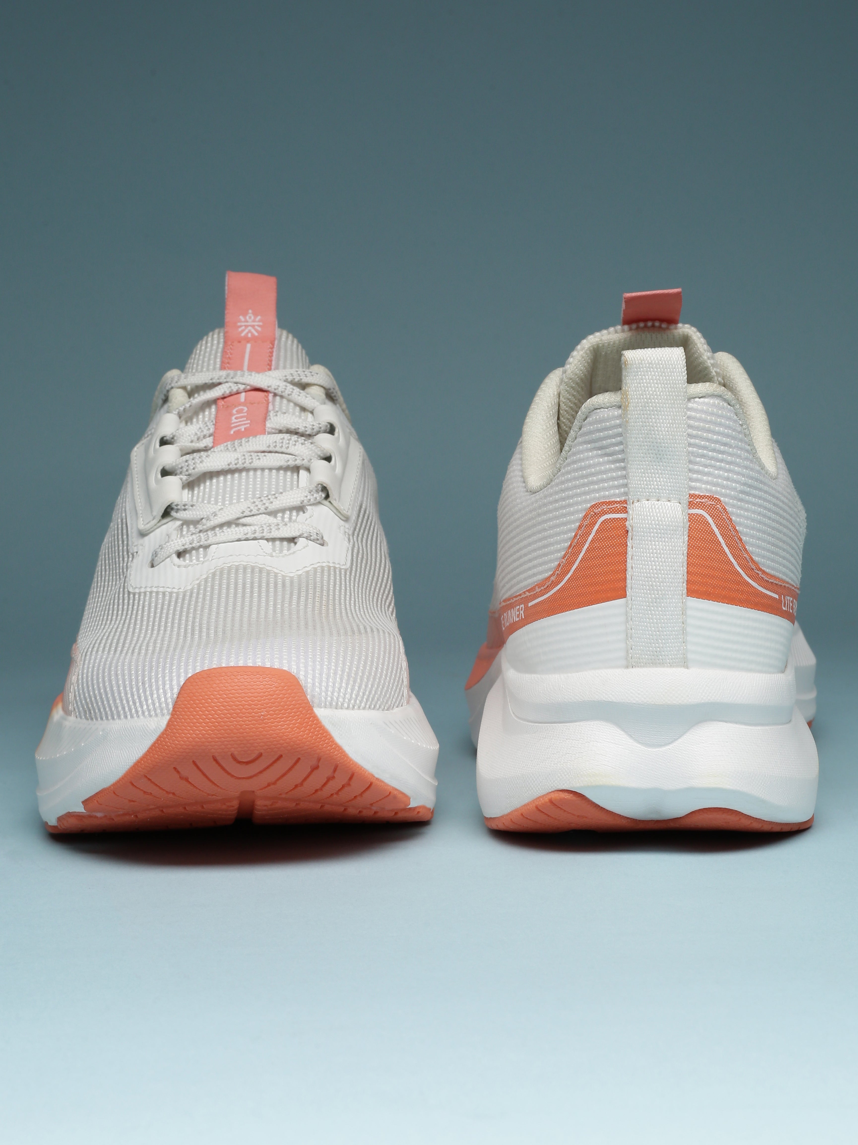 cult Women's Aurelia Running Shoes - Off White/Coral