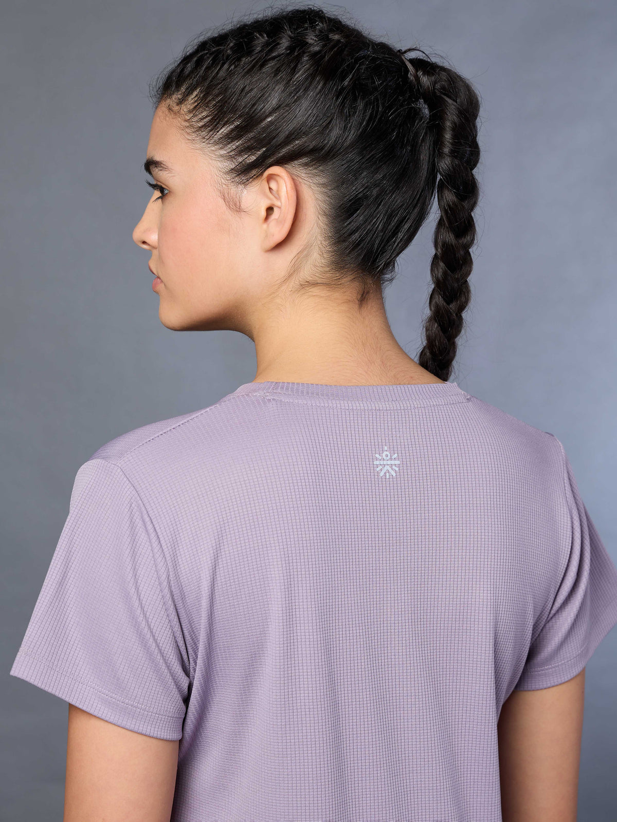 Women's Lavender Running Longline T-shirt