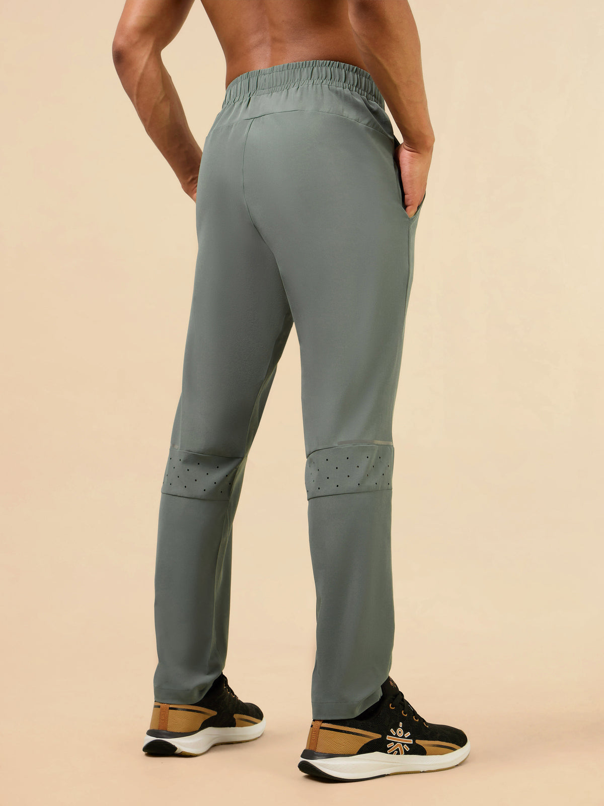 Men's Olive Train Out Premium Trackpants