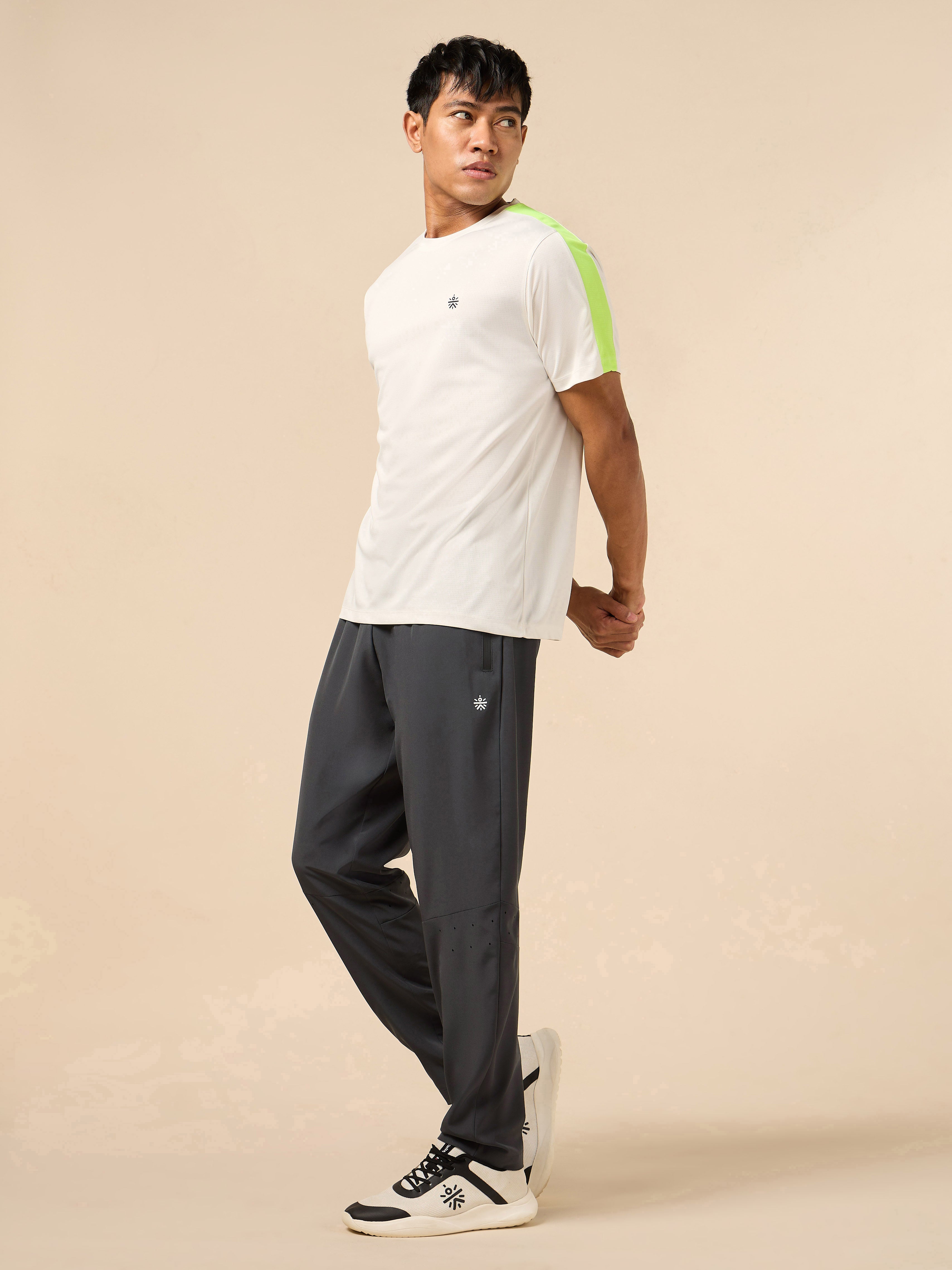 Men's Dark Grey High Flex Training Performance Pants