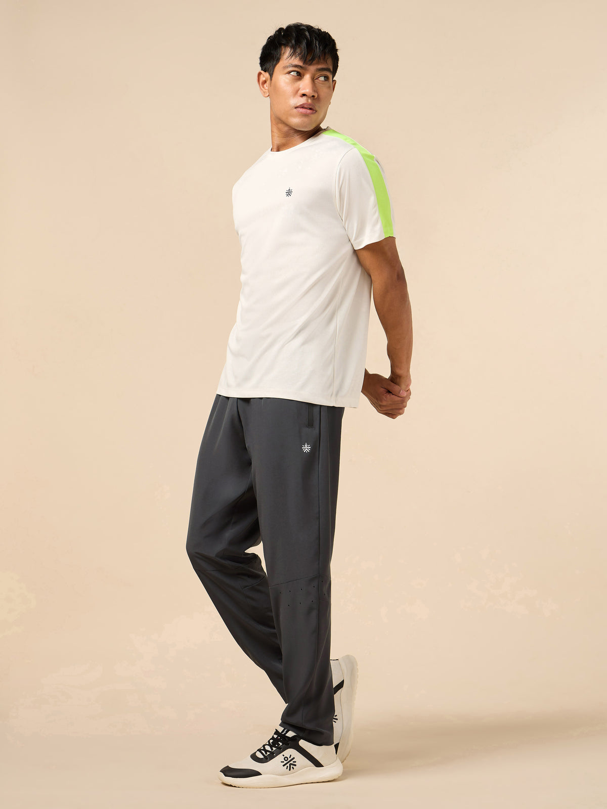 Men's Dark Grey High Flex Training Performance Pants