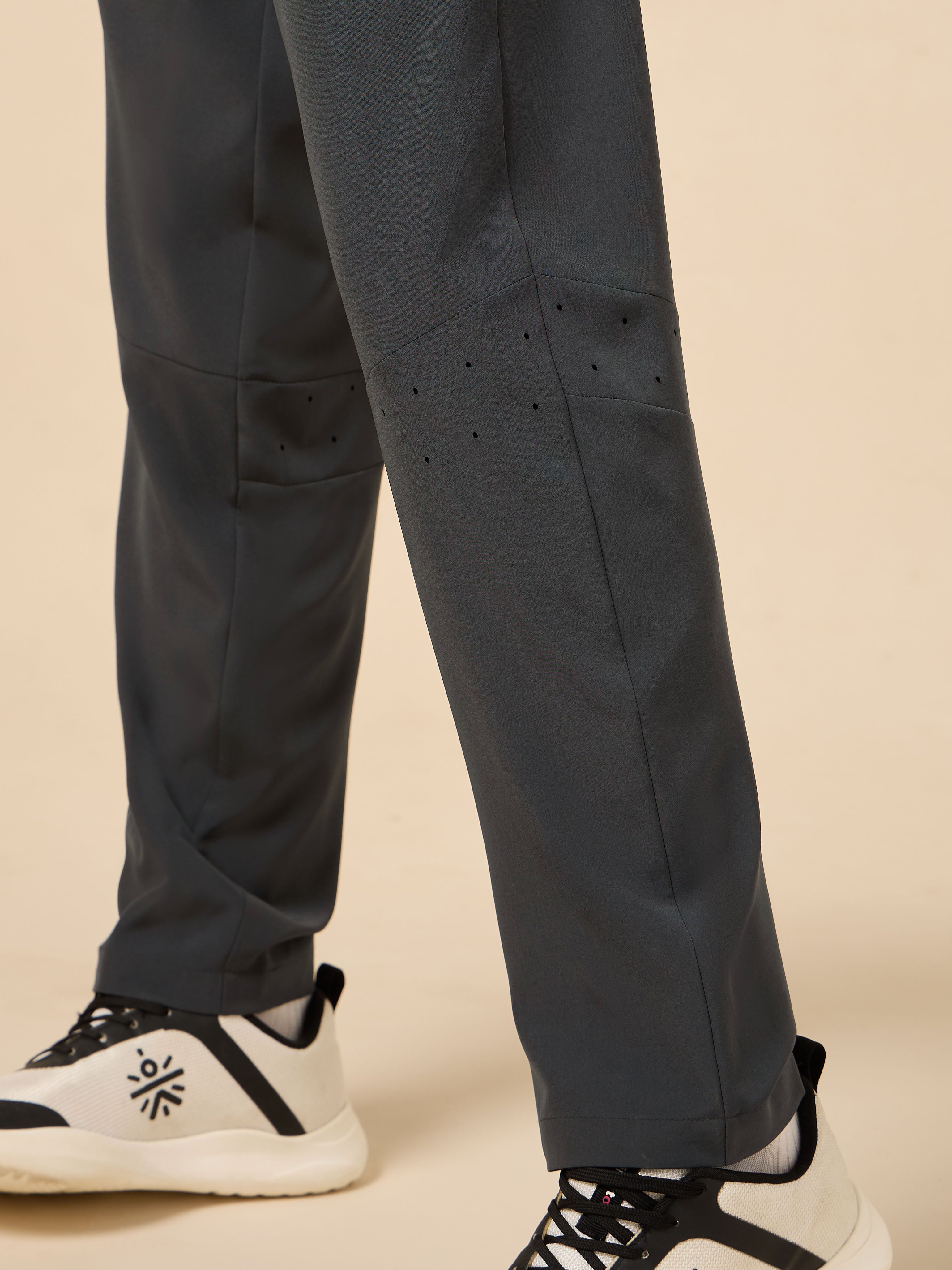 Men's Dark Grey High Flex Training Performance Pants