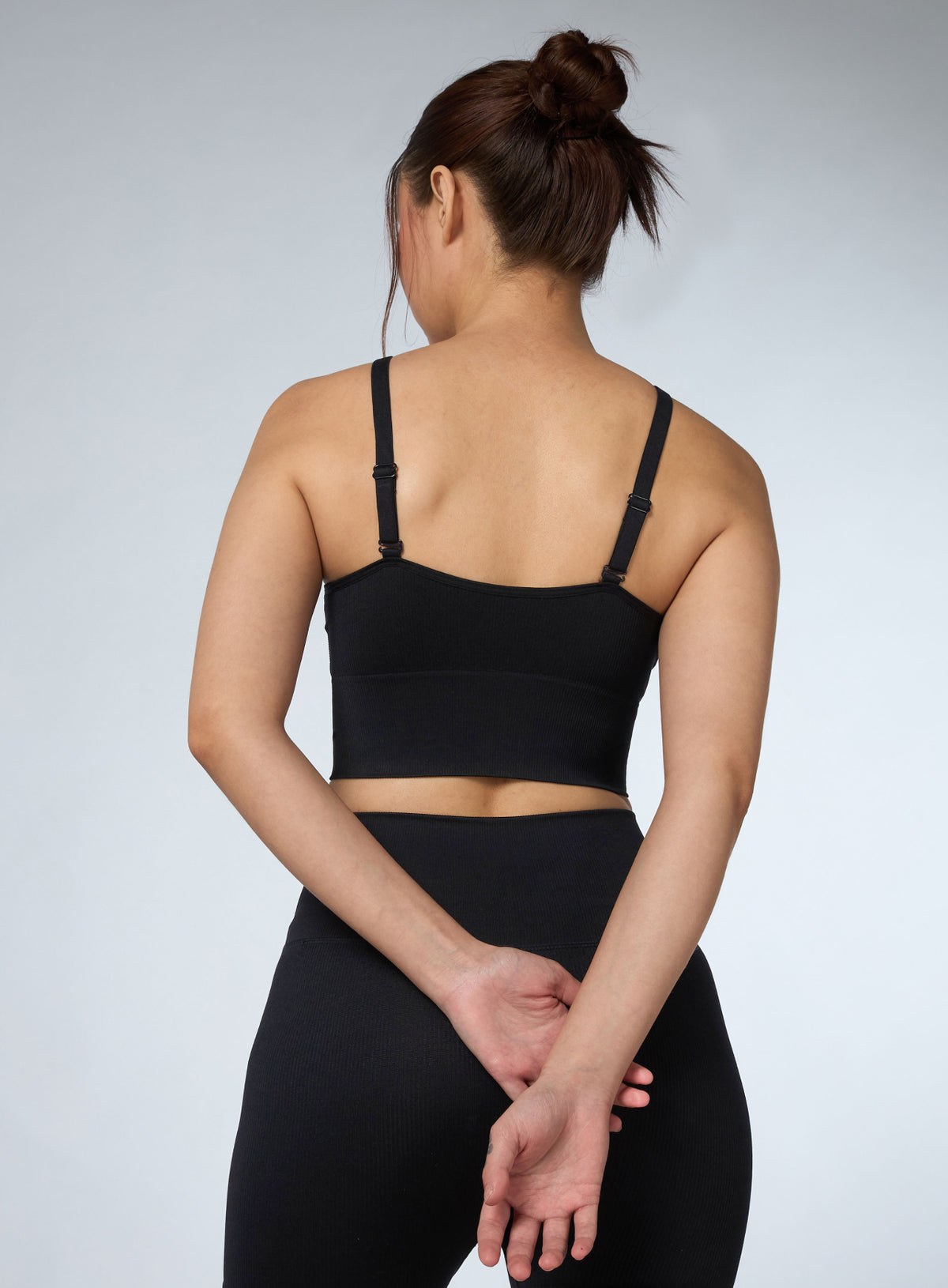 Women's Black Momentum Seamless Medium Support Bra