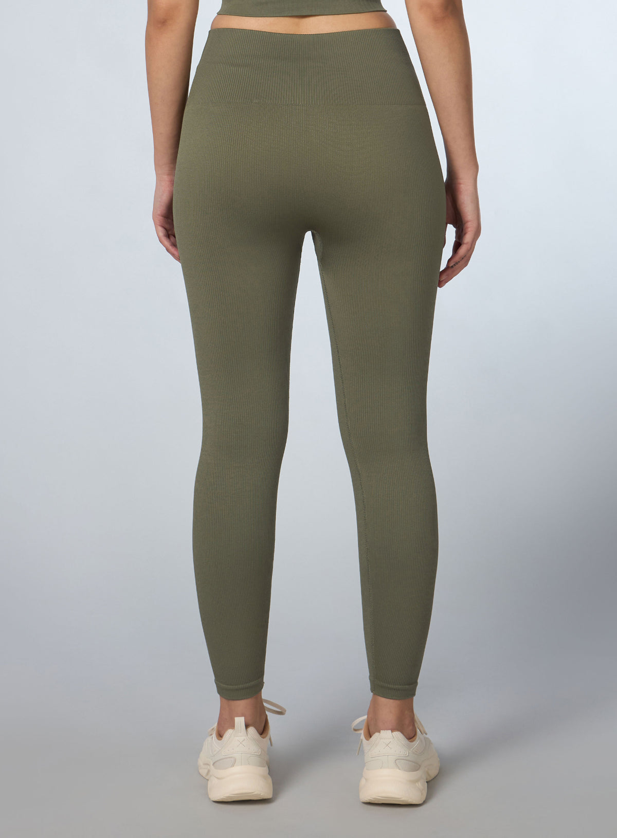 Women's Olive Versatile Seamless Tights
