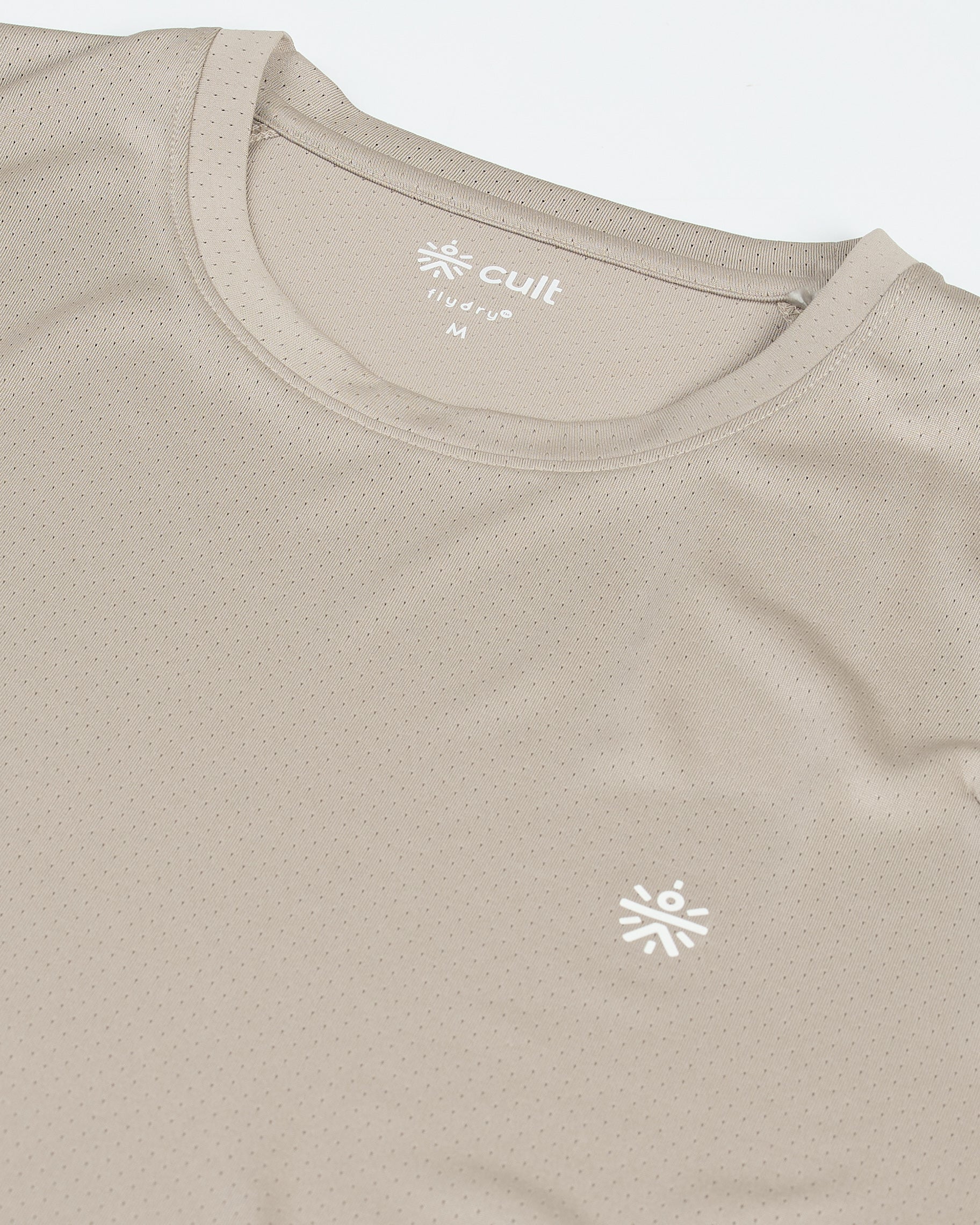 Men's Beige Functional Training T-shirt