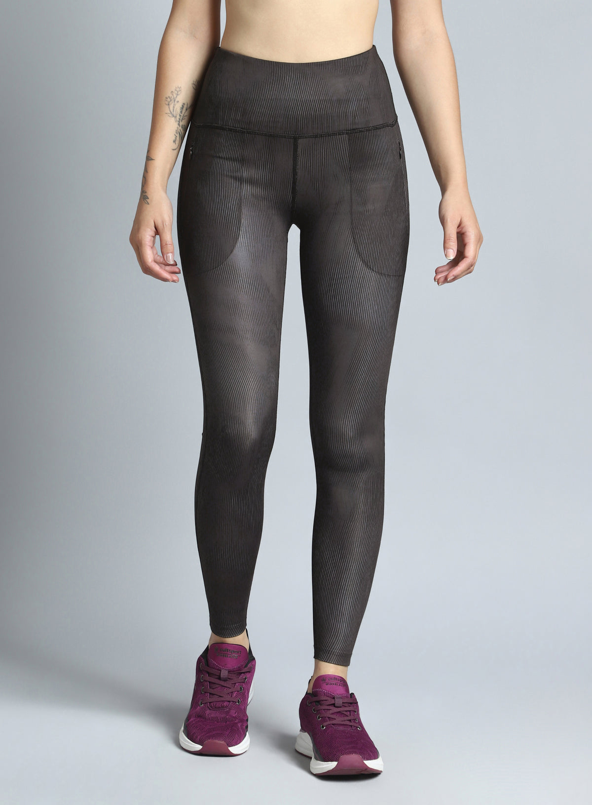 Women's Black Urban Camo Running COMFlex Tights