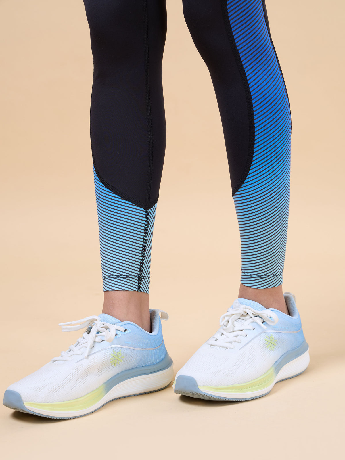 Women's Black Energy Print Sculpted COMFlex Tights
